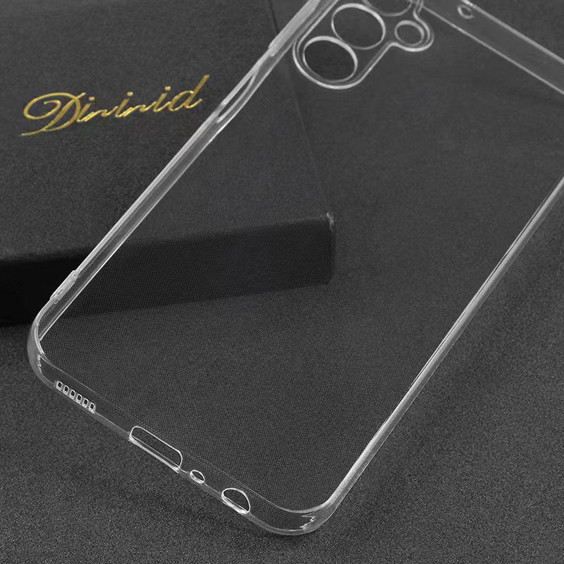 Clear Phone Case for Samsung Galaxy A25 5G TPU Ultra-Thin Precise Cutouts Back Cover