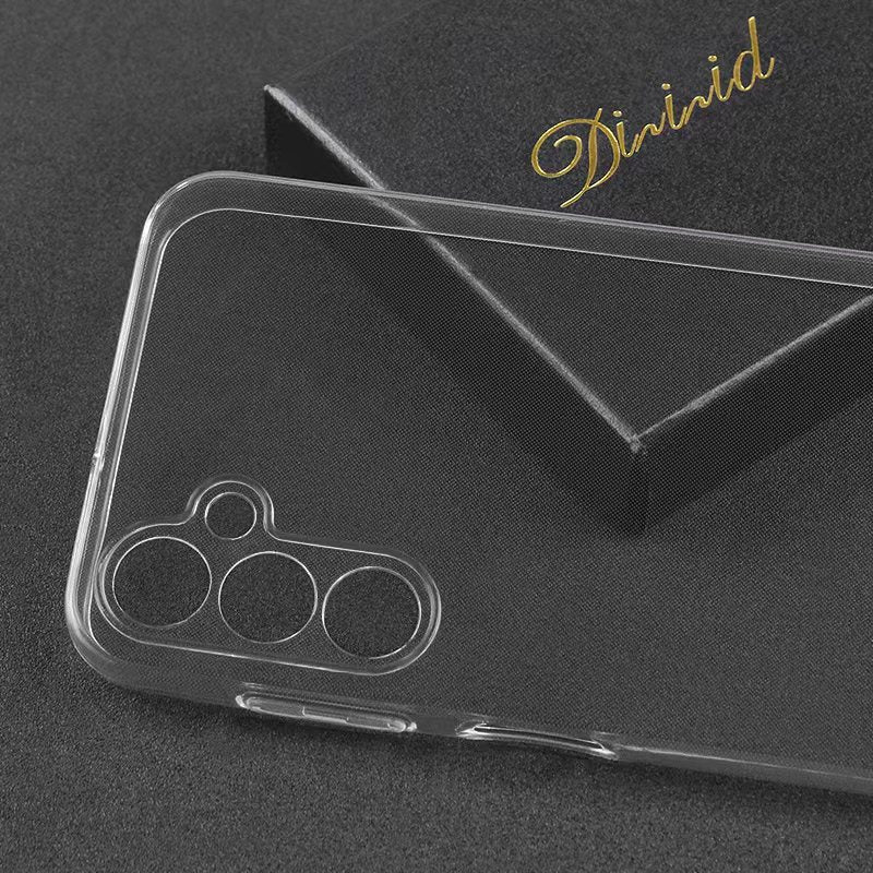 Clear Phone Case for Samsung Galaxy A25 5G TPU Ultra-Thin Precise Cutouts Back Cover