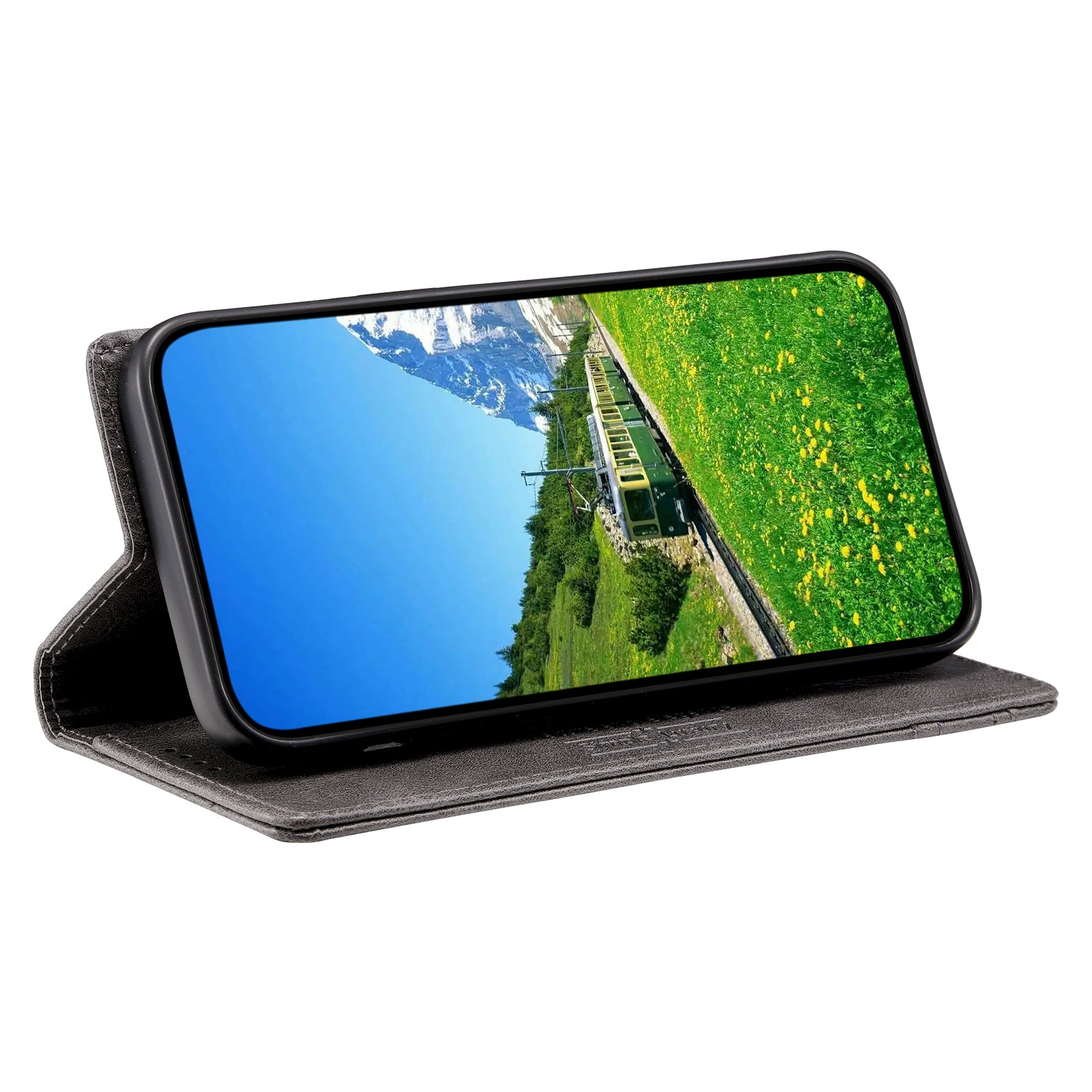 TTUDRCH Style 007 For Samsung Galaxy S23 FE Stand Phone Case RFID Blocking Wallet PU Leather Cover
