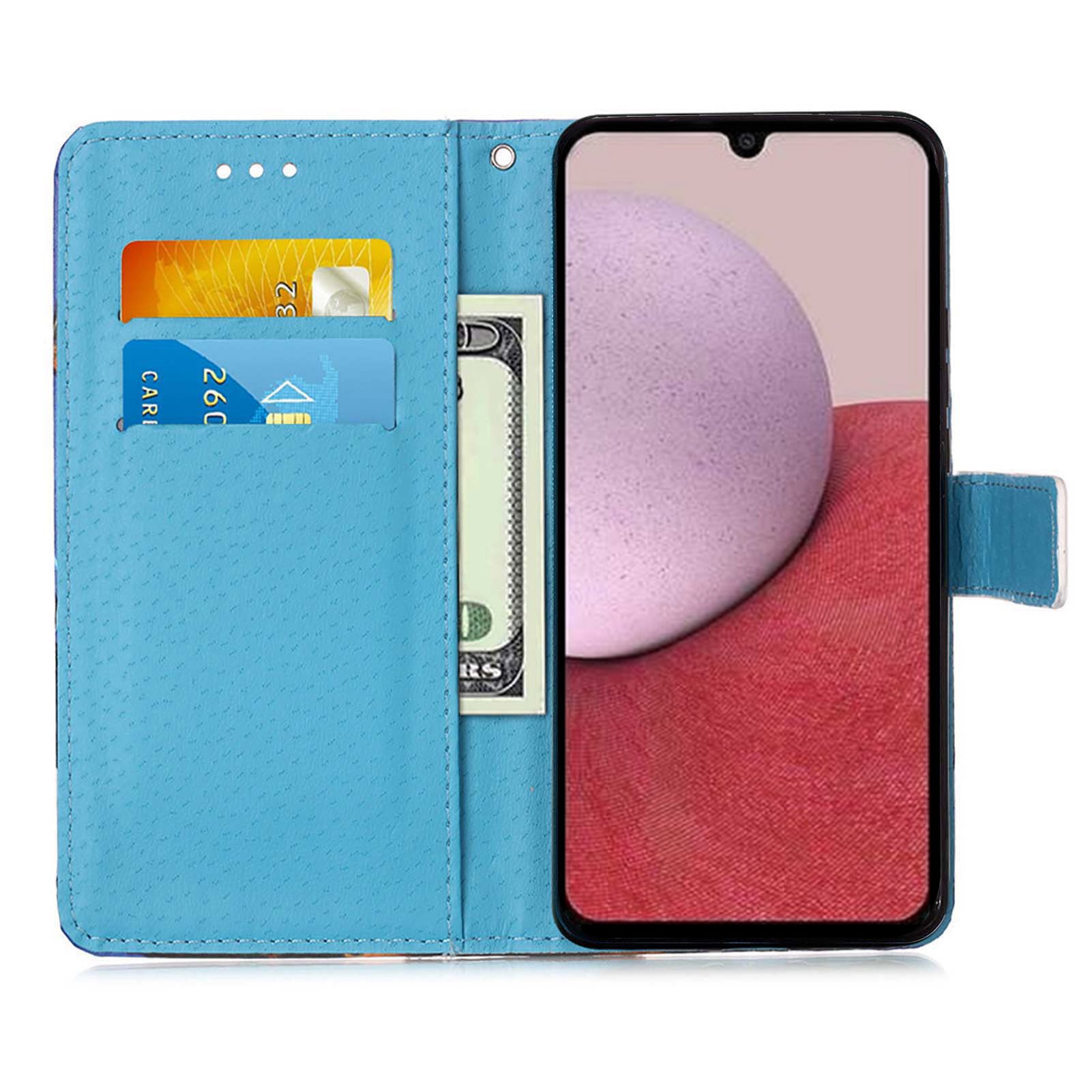 YB Pattern Printing Leather Series-4 for Samsung Galaxy S23 FE Leather Wallet Case Flip Stand Phone Cover