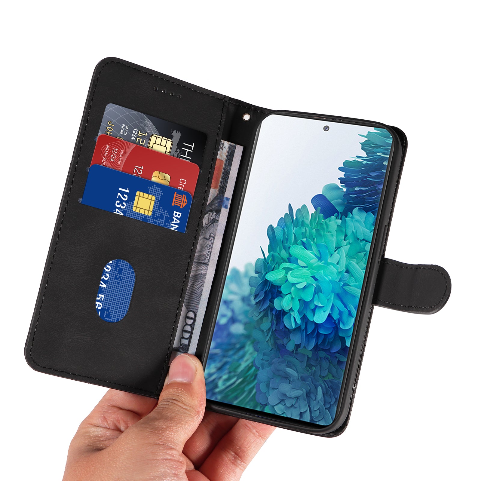 For Samsung Galaxy S20 FE 5G S20 FE S20 FE 2022 S20 Lite Wallet Leather Phone Cover Imprinted Stand Case