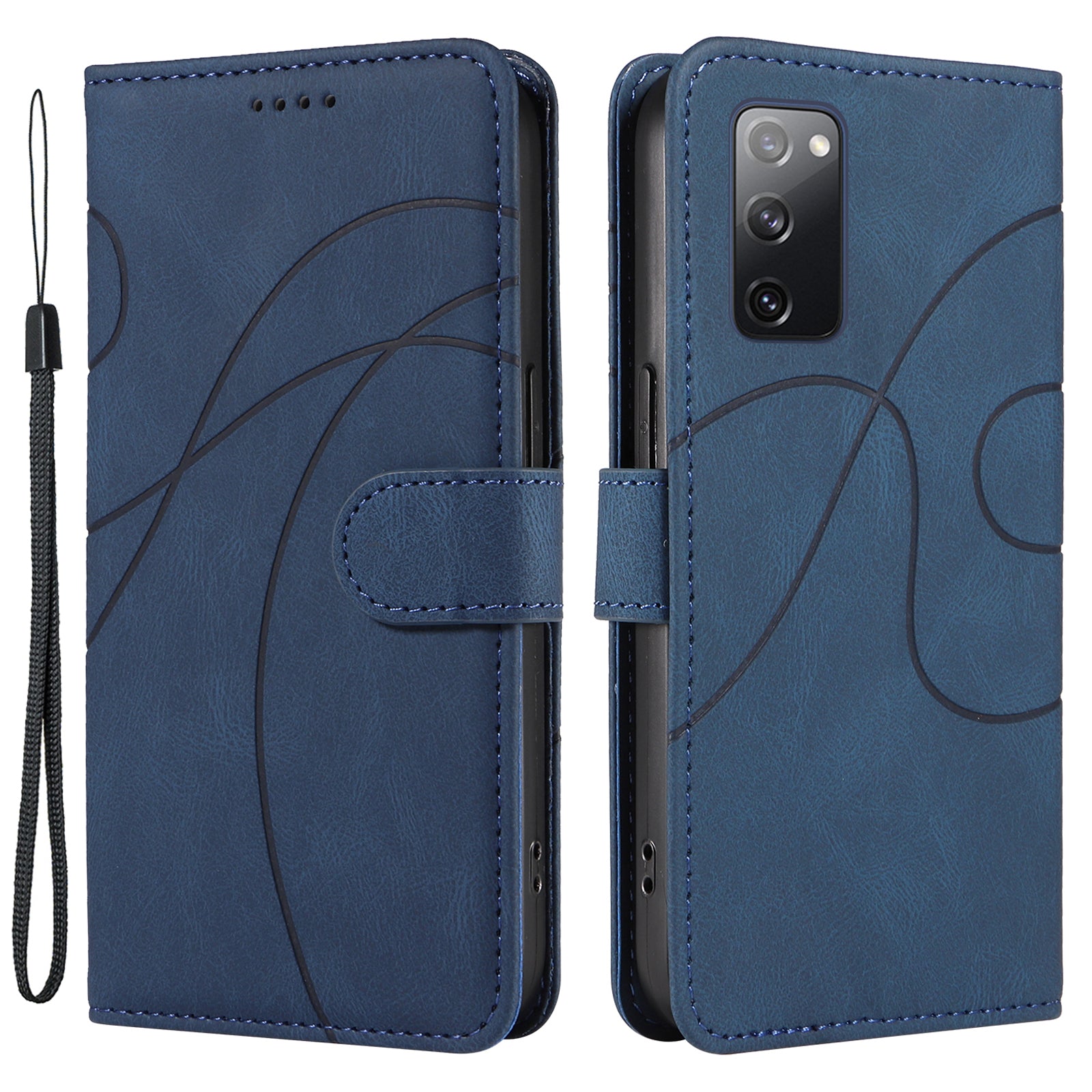 For Samsung Galaxy S20 FE 5G S20 FE S20 FE 2022 S20 Lite Wallet Leather Phone Cover Imprinted Stand Case