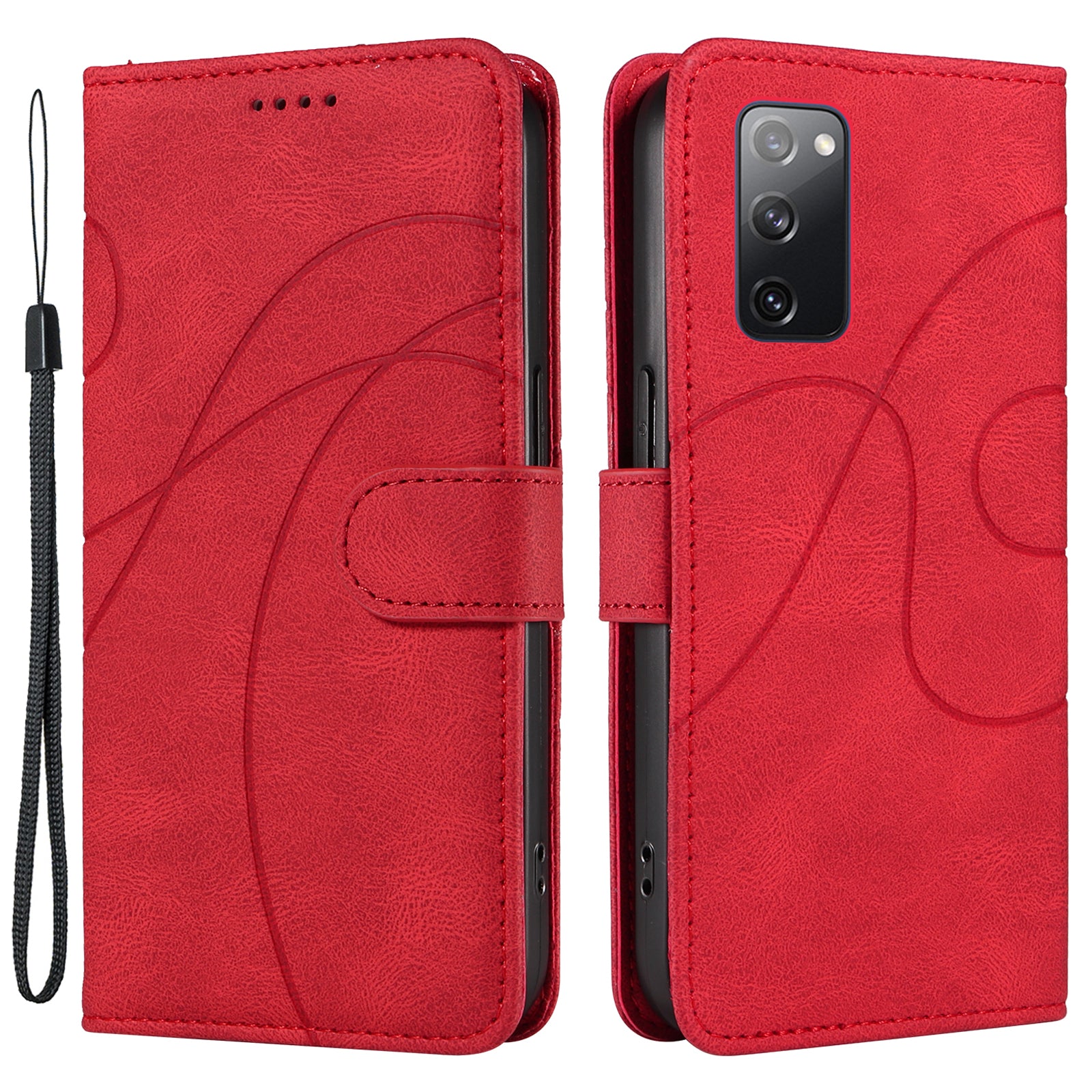 For Samsung Galaxy S20 FE 5G S20 FE S20 FE 2022 S20 Lite Wallet Leather Phone Cover Imprinted Stand Case