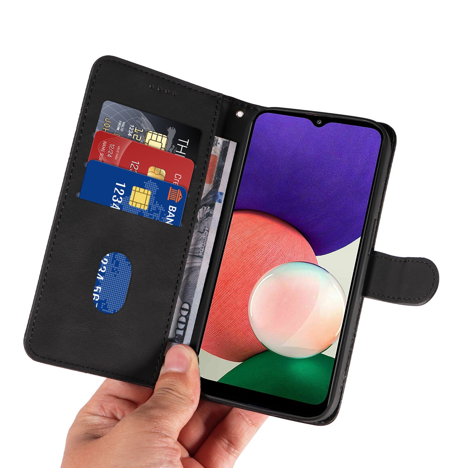 For Samsung Galaxy A52 4G A52s 5G A52 5G Dustproof Imprinted Design Phone Cover PU Leather Stand Wallet Case