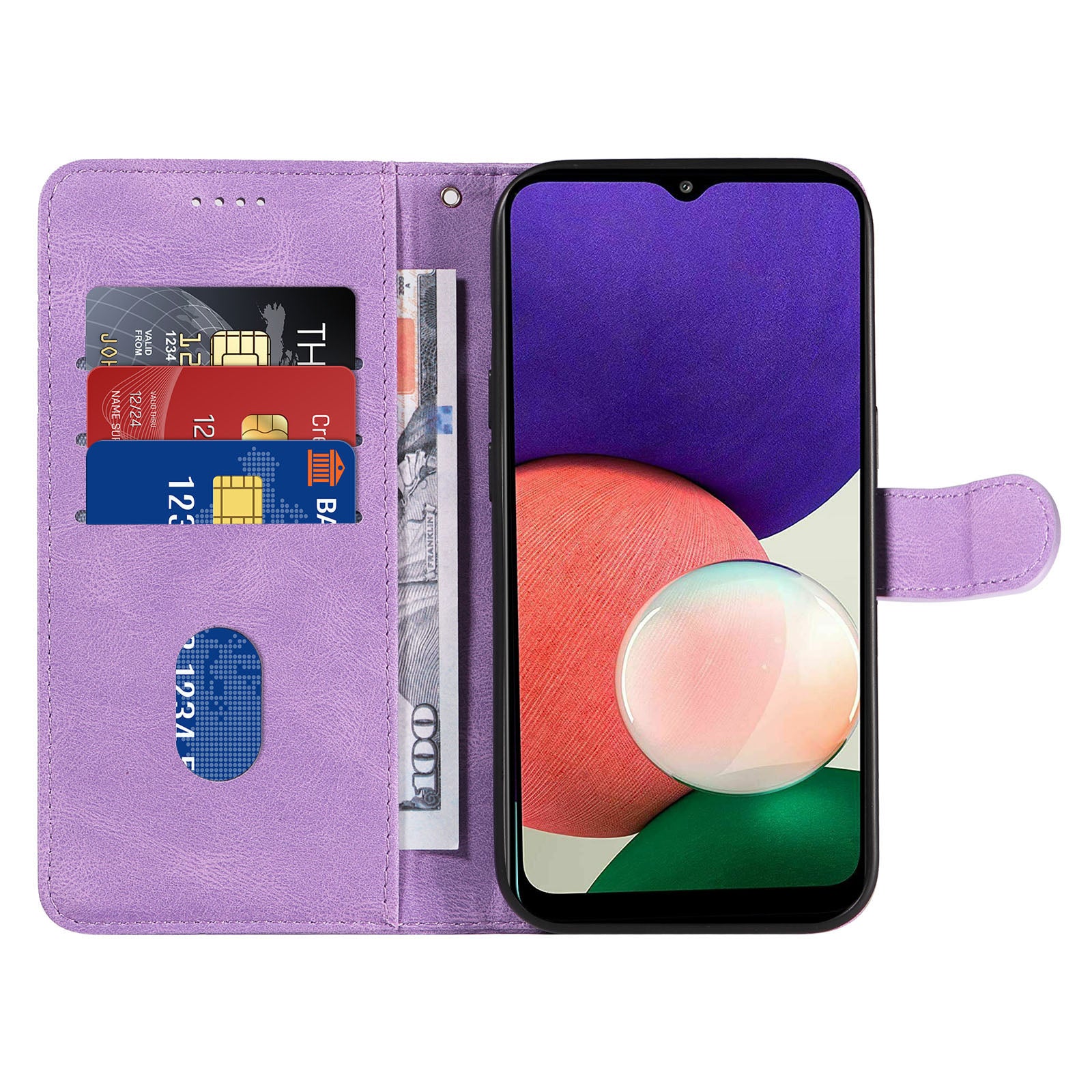 For Samsung Galaxy A52 4G A52s 5G A52 5G Dustproof Imprinted Design Phone Cover PU Leather Stand Wallet Case