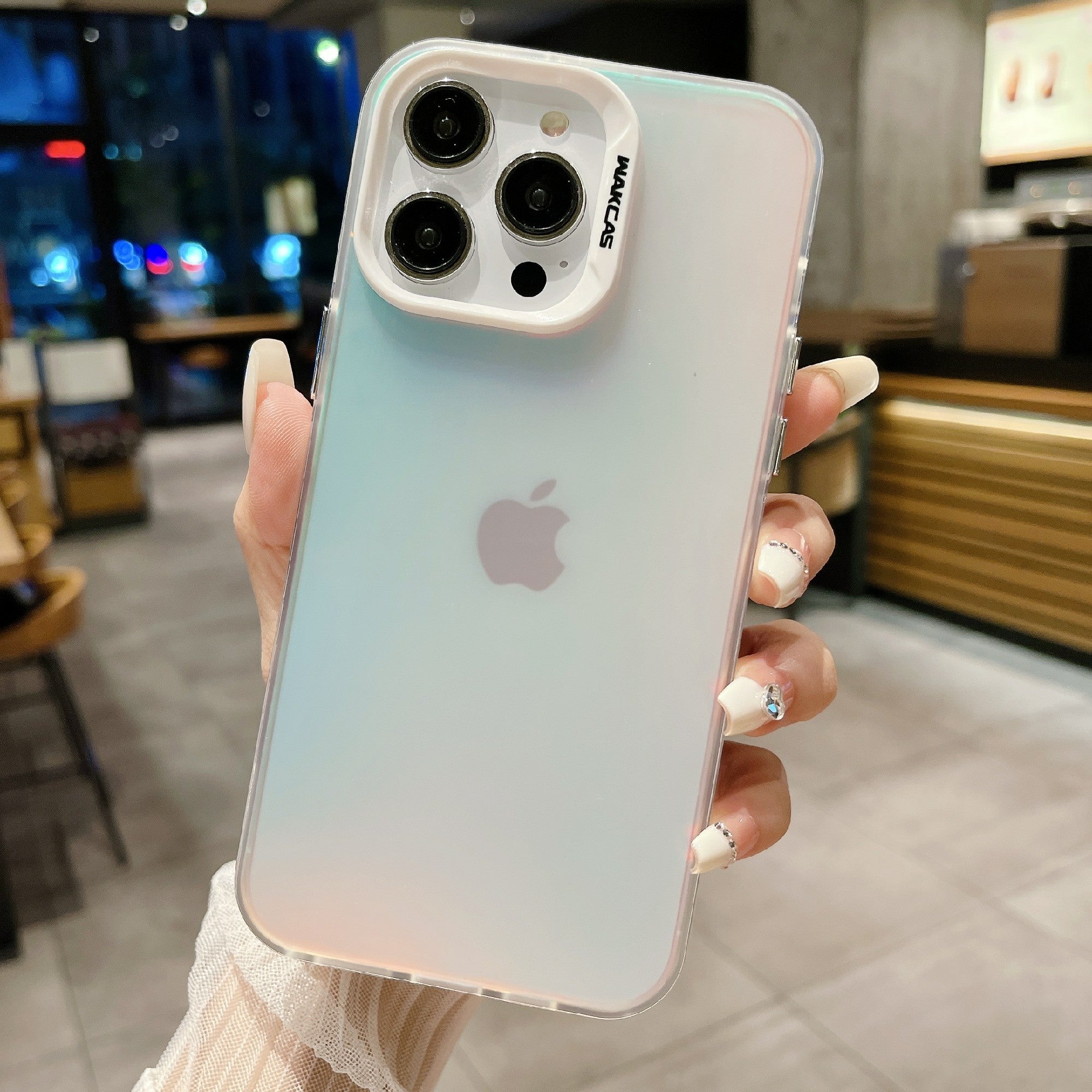 Shockproof Case for iPhone 14 Pro Max Gradient Color Phone Shell Anti-Scratch Acrylic TPU Cover