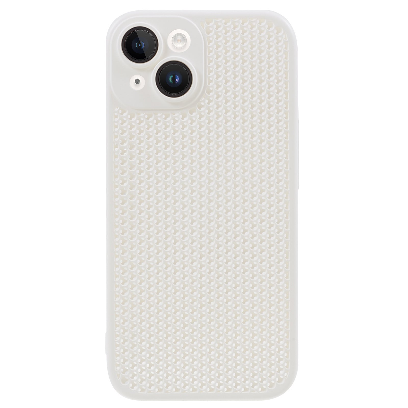 KSTDESIGN Icenets Series For iPhone 15 Plus Heat Dissipation Back Cover with Lens Film Hard PC Phone Case