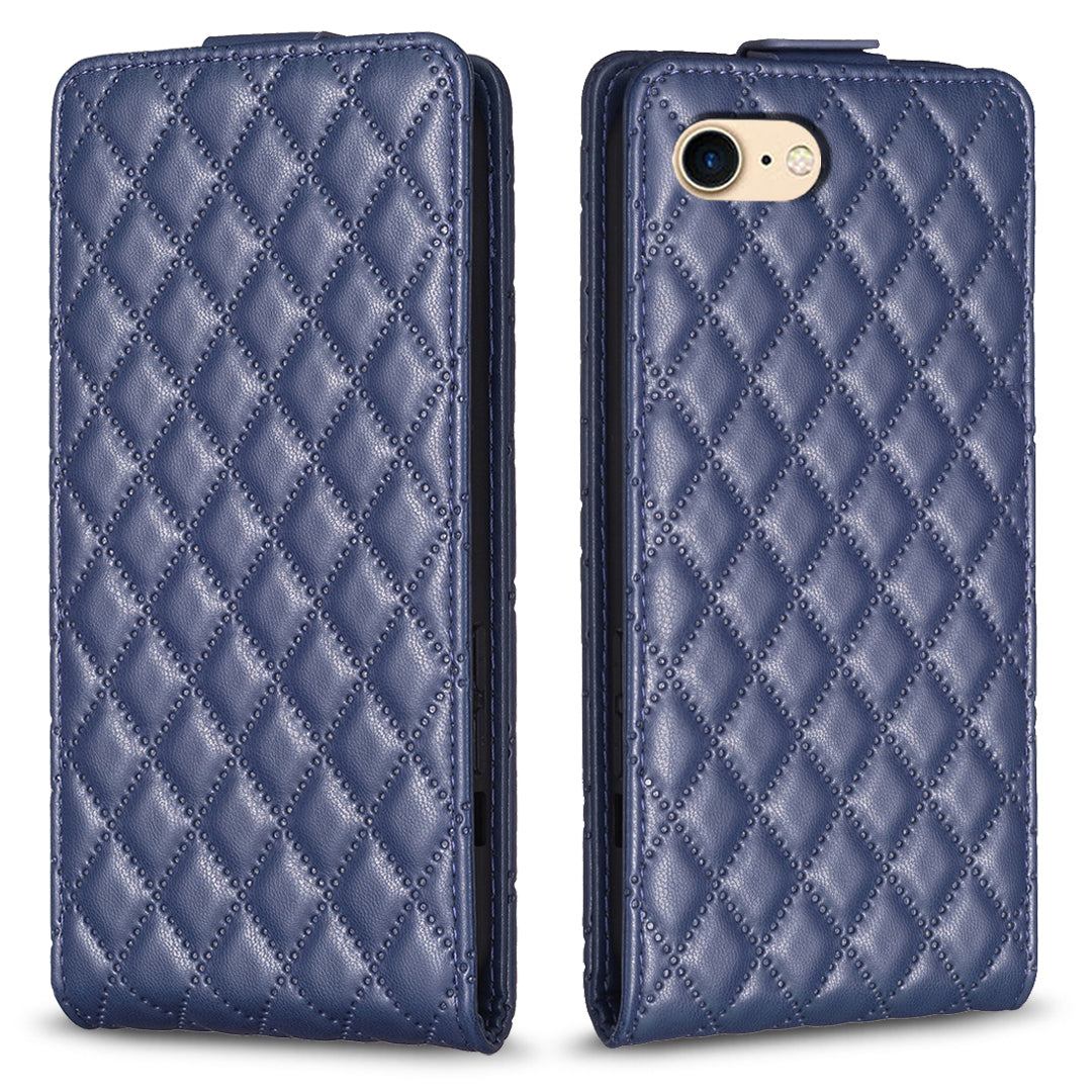 BF30 Phone Case for iPhone 6/6s/7/8 4.7-inch Imprinted Leather Vertical Flip Card Holder Anti-drop Stand Cover
