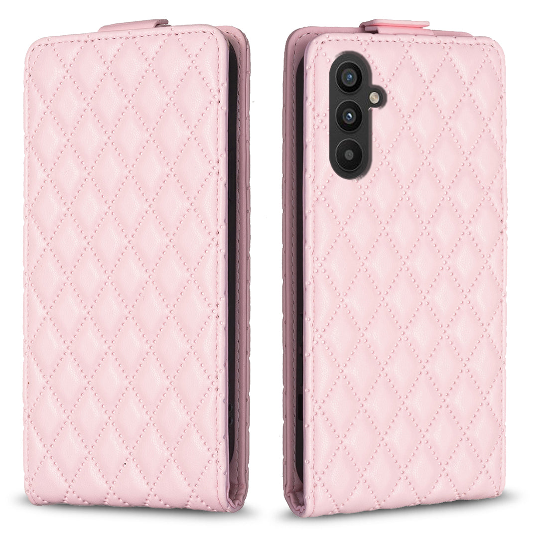 BF30 For Samsung Galaxy A54 5G Card Holder Vertical Flip Imprinted Stand Case Fully Wrapped Leather Phone Cover