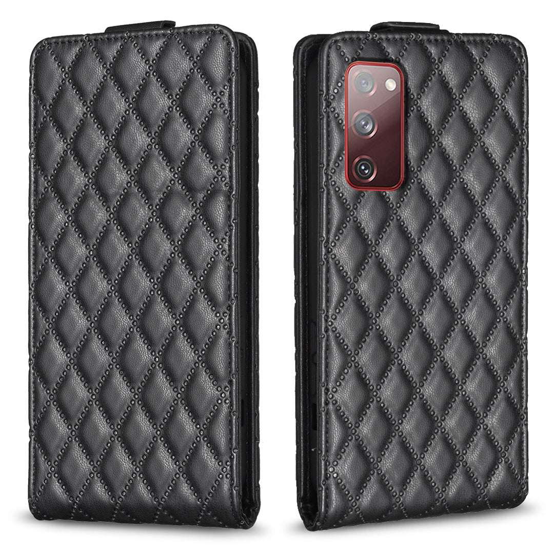 BF30 For Samsung Galaxy S20 FE FE 5G FE 2022 S20 Lite Stand Leather Cover Card Holder Imprinted Vertical Flip Phone Case