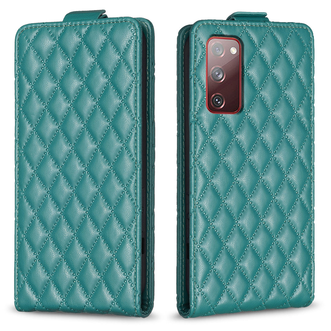 BF30 For Samsung Galaxy S20 FE FE 5G FE 2022 S20 Lite Stand Leather Cover Card Holder Imprinted Vertical Flip Phone Case