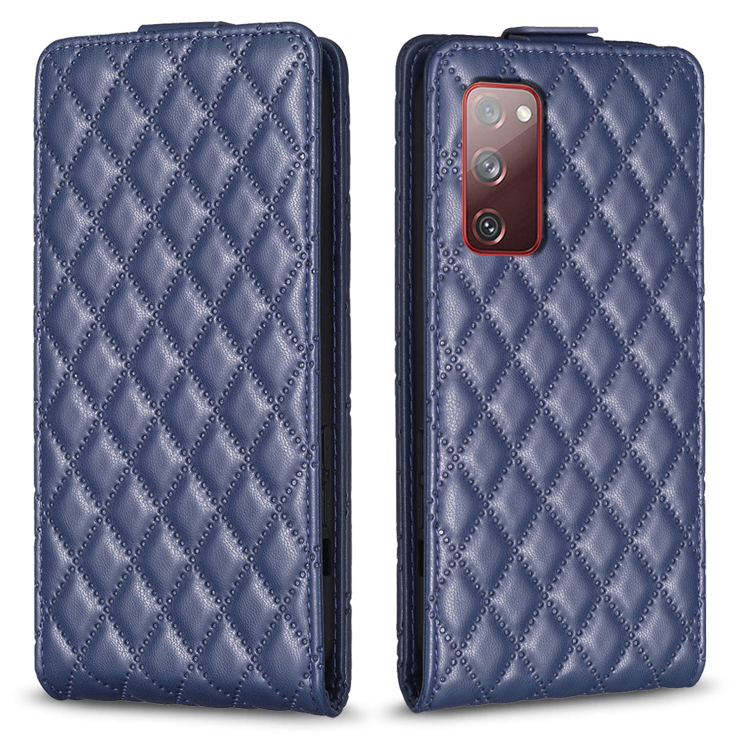 BF30 For Samsung Galaxy S20 FE FE 5G FE 2022 S20 Lite Stand Leather Cover Card Holder Imprinted Vertical Flip Phone Case