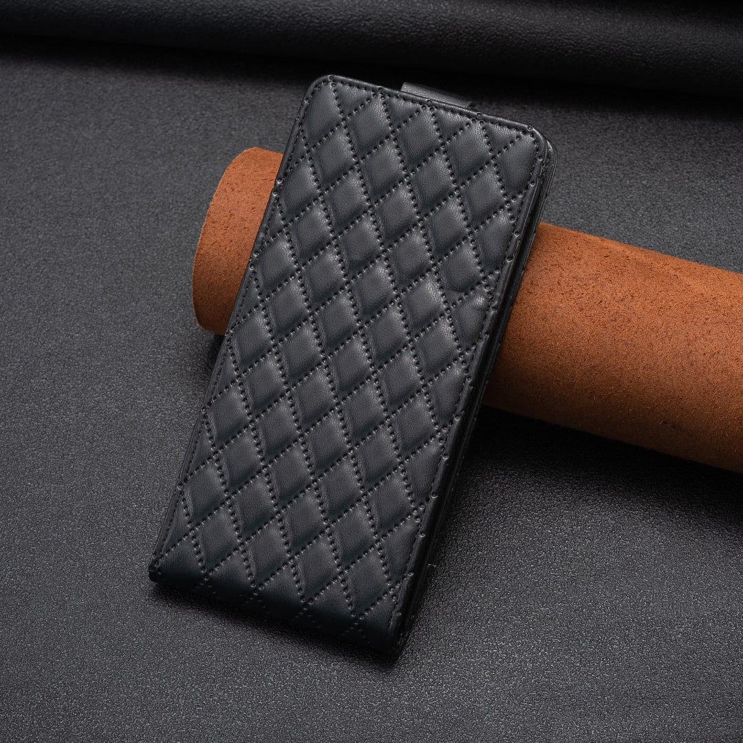 BF30 For Samsung Galaxy A22 5G (EU Version) Vertical Flip Card Holder Cover Imprinted Leather Stand Phone Case