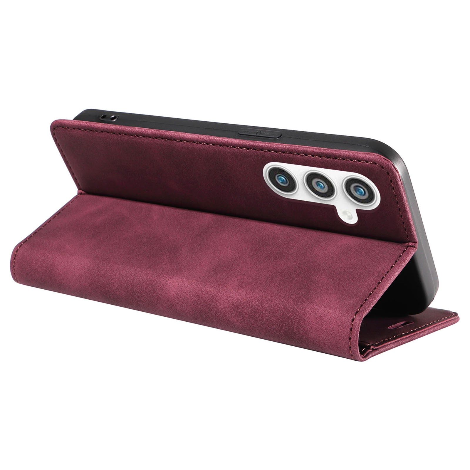 BETOPNICE 003 Stand Phone Case For Samsung Galaxy S23 FE PU Leather Flip Cover RFID Blocking Wallet
