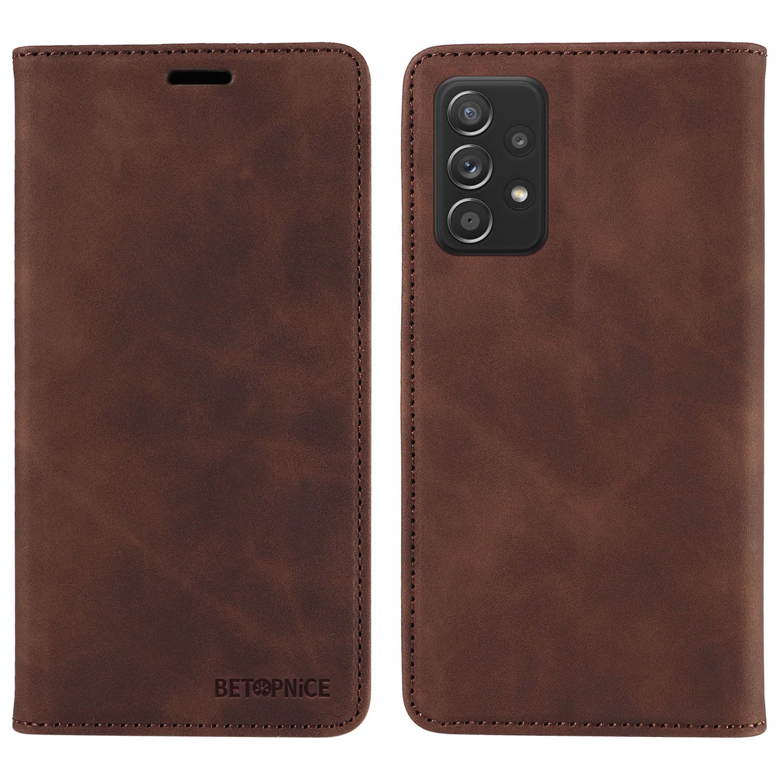 BETOPNICE 003 For Samsung Galaxy A52 4G A52s 5G A52 5G RFID Blocking Flip Cover Wallet PU Leather Stand Phone Case Shell