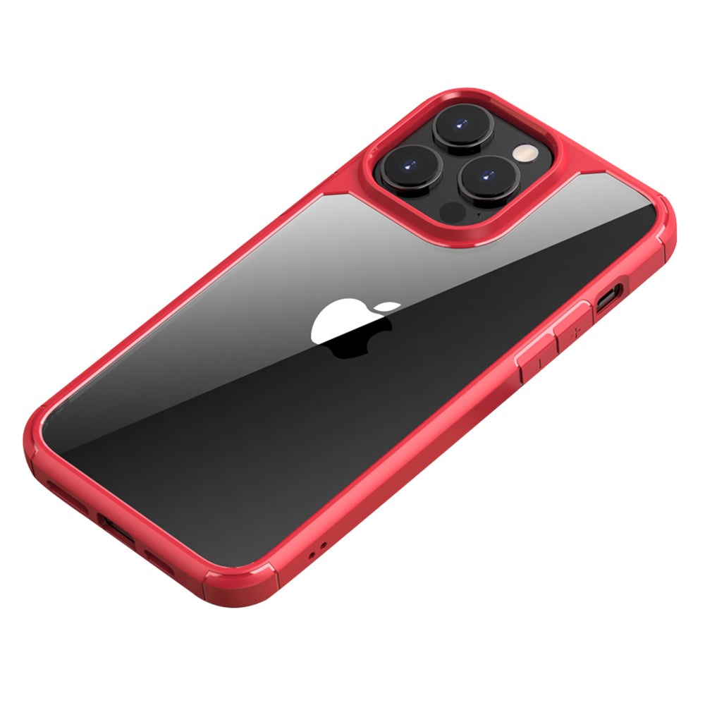 Defense Armor Series for iPhone 13 Pro Clear Case TPU PC Anti-Scratch Shockproof Phone Cover