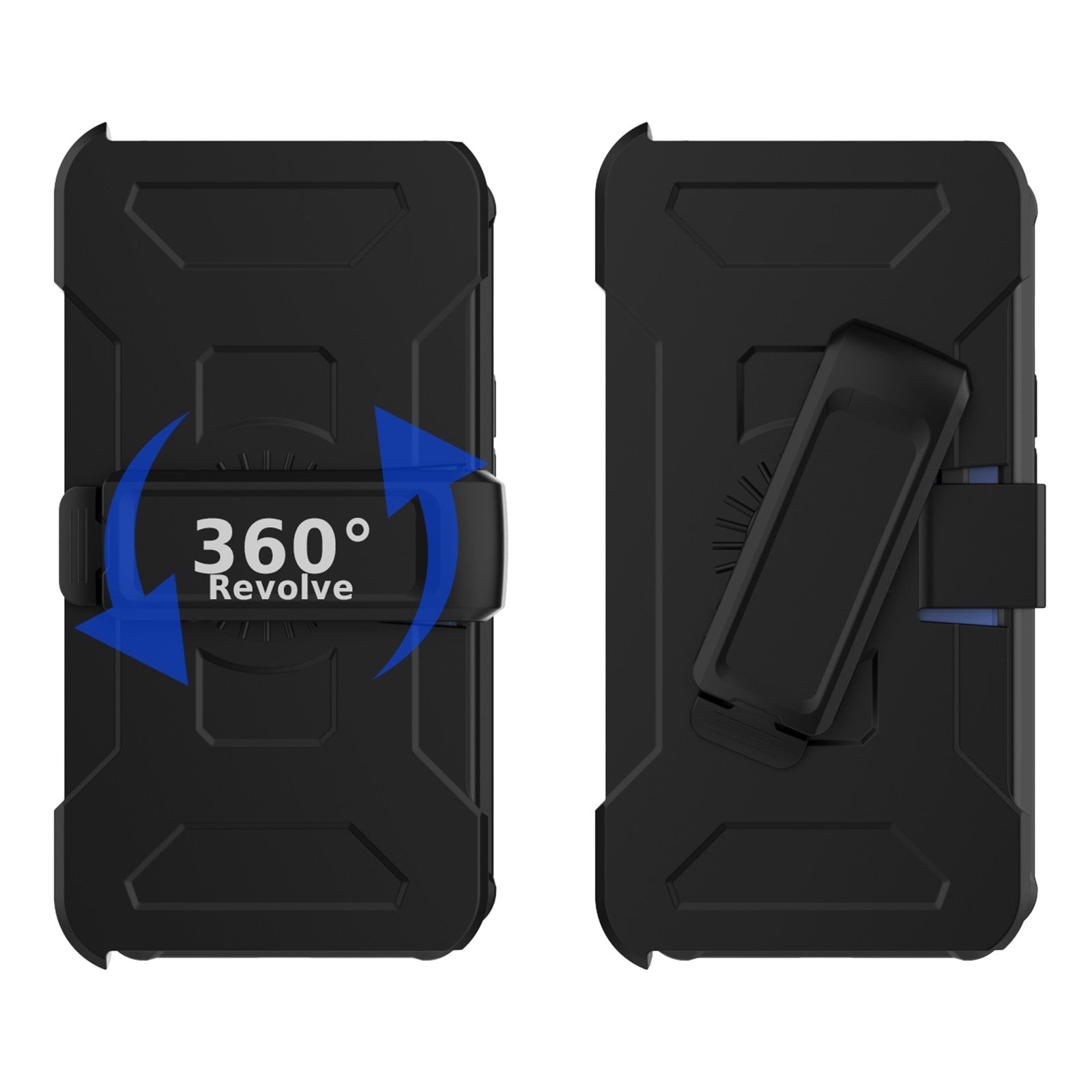 For iPhone 14 Invisible Kickstand Phone Case TPU PC Anti-Slip Protective Cover