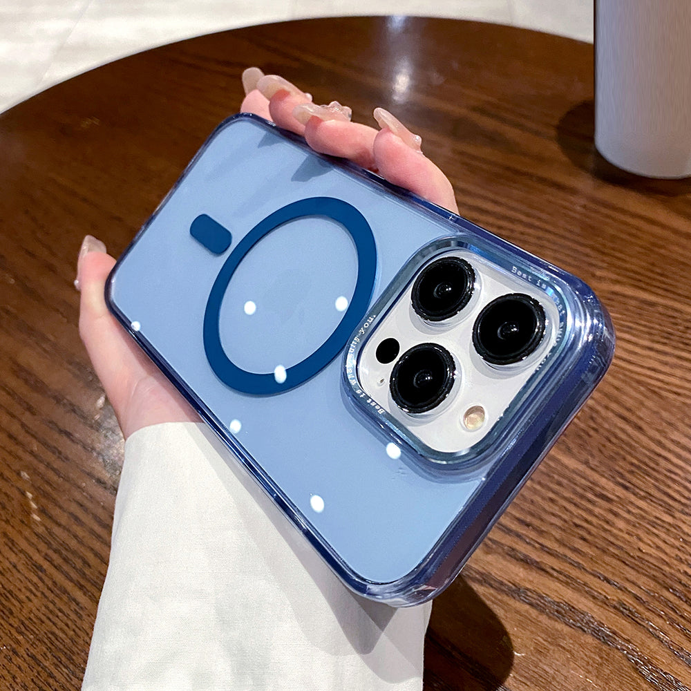 Magnetic Phone Case for iPhone 12/12 Pro Compatible with MagSafe TPU PC Shockproof Protective Cover