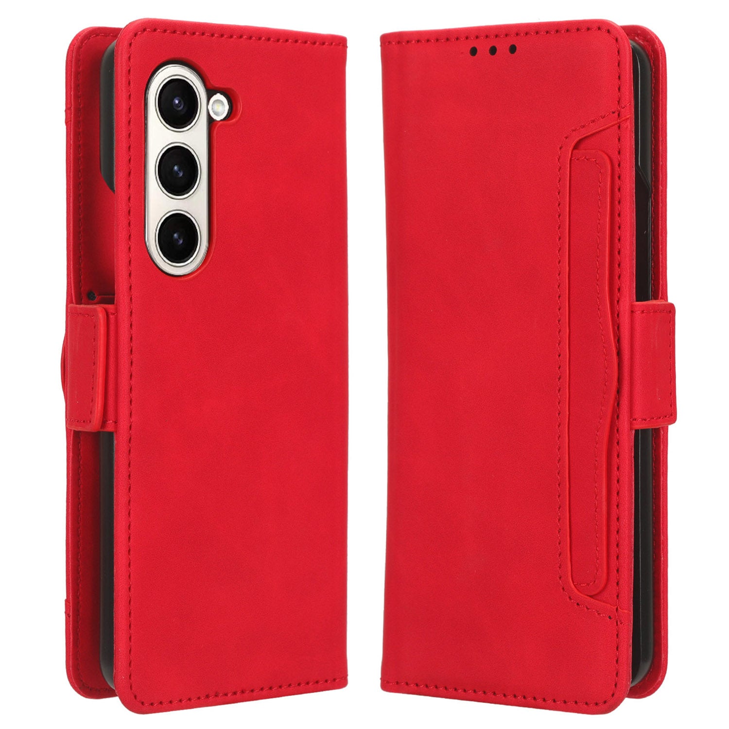 Multiple Card Slots Leather Case for Samsung Galaxy Z Fold5 5G Wallet Stand Phone Cover
