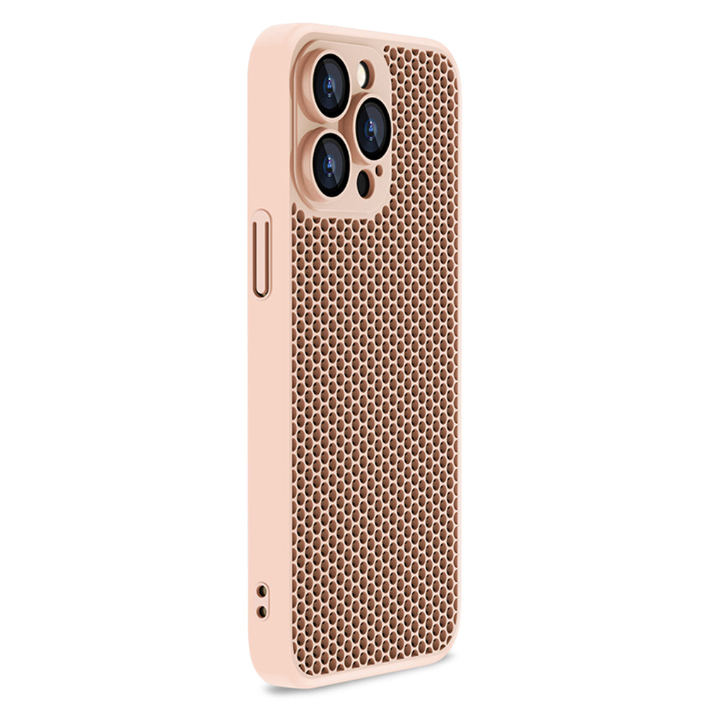 X-LEVEL For iPhone 14 Pro Heat Dissipation PC Phone Case Metal Glass Lens Protector Anti-drop Cover