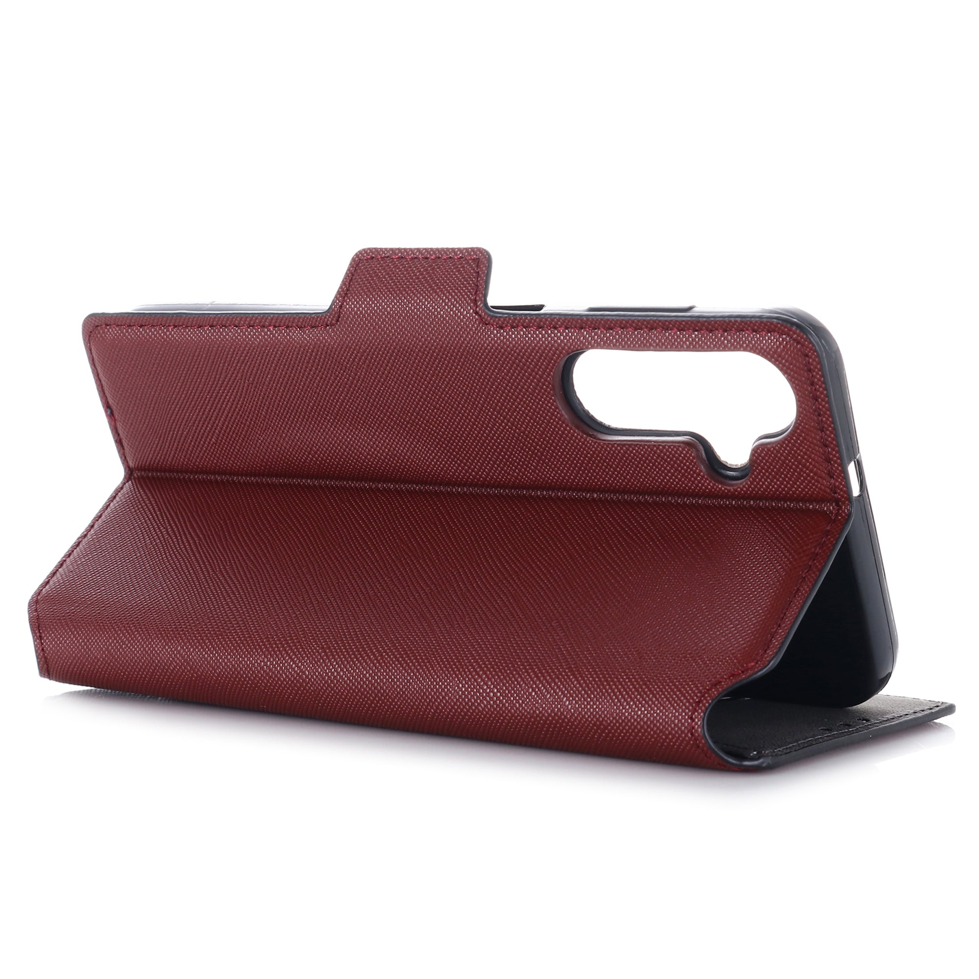 MUXMA MX115 For Samsung Galaxy A24 4G Phone Case Cross Texture PU Leather Stand Wallet Flip Cover