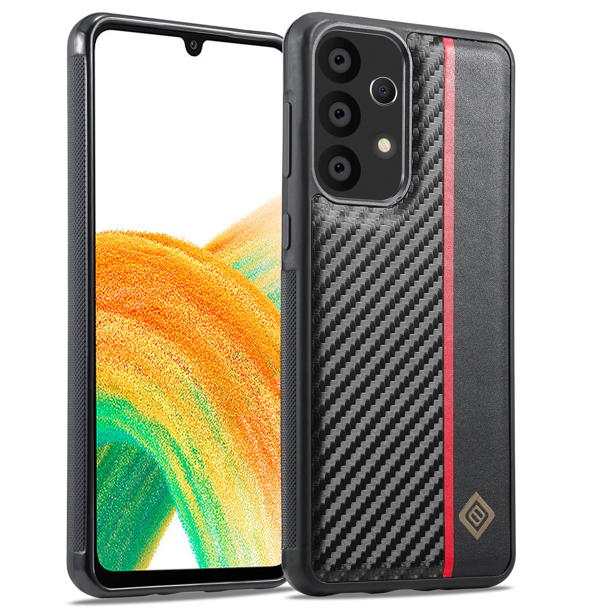 LC.IMEEKE Pro Samsung Galaxy A13 4G / 5G / A04 4G / A04s 4G pouzdro na telefon PU kůže + TPU + EVA kryt