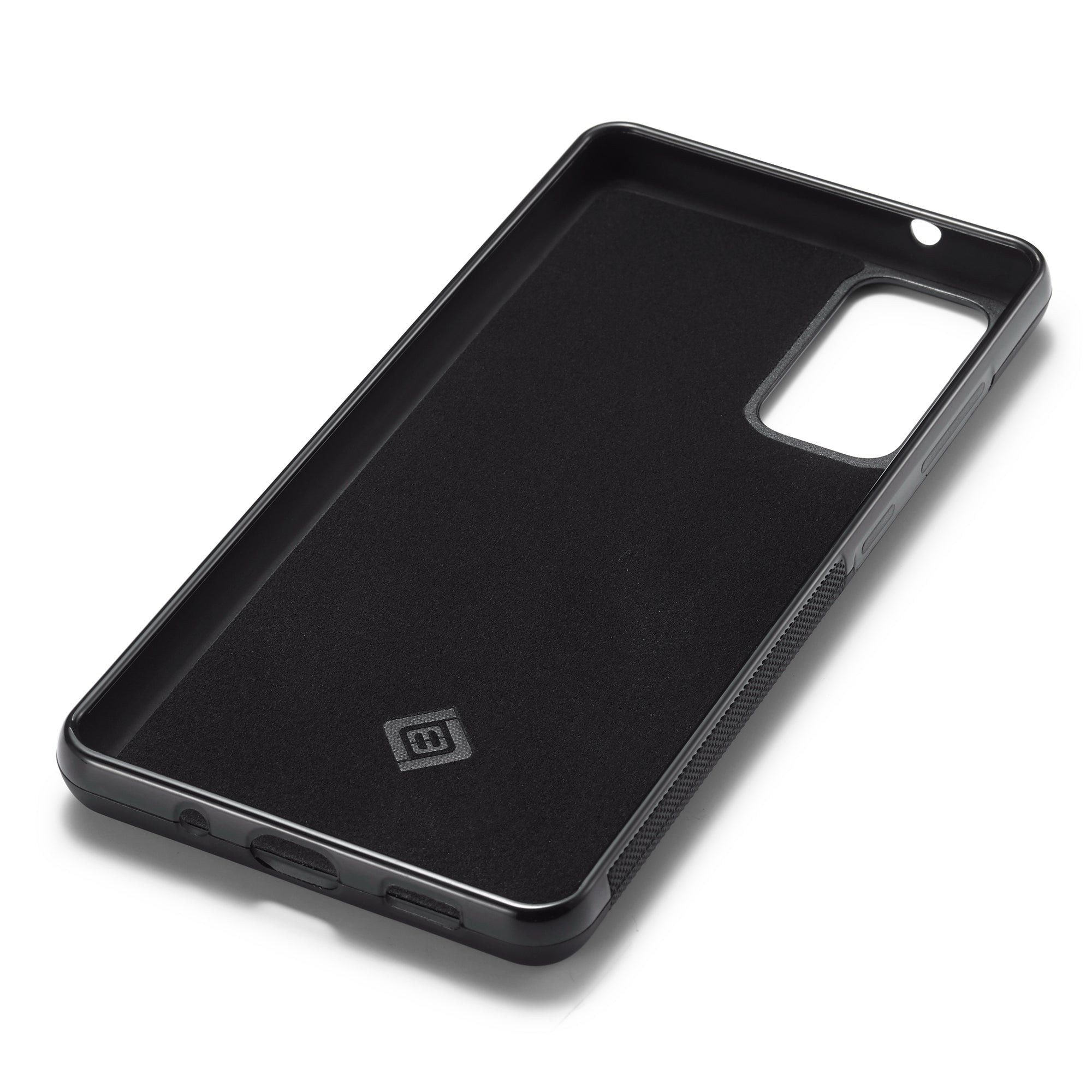 LC.IMEEKE Phone Case for Samsung Galaxy A32 4G (EU Version) Anti-drop Carbon Fiber Texture PU Leather Coated TPU+EVA Cover