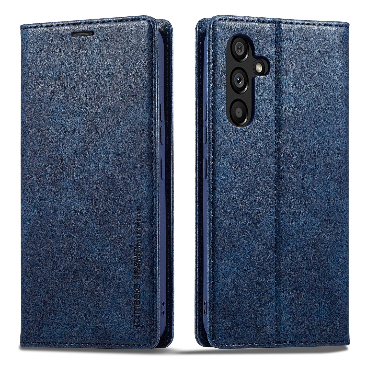 LC.IMEEKE For Samsung Galaxy S23 FE PU Leather RFID Blocking Case Wallet Stand Flip Phone Cover