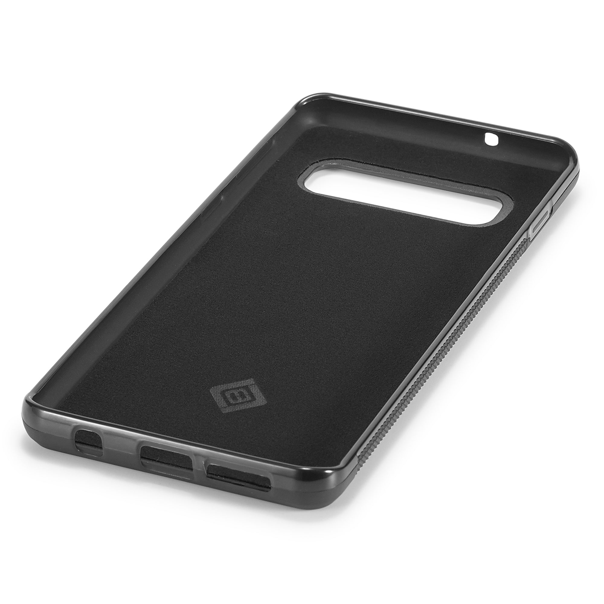 LC.IMEEKE For Samsung Galaxy S10 Plus PU Leather+TPU+EVA Case Carbon Fiber Texture Protective Phone Cover