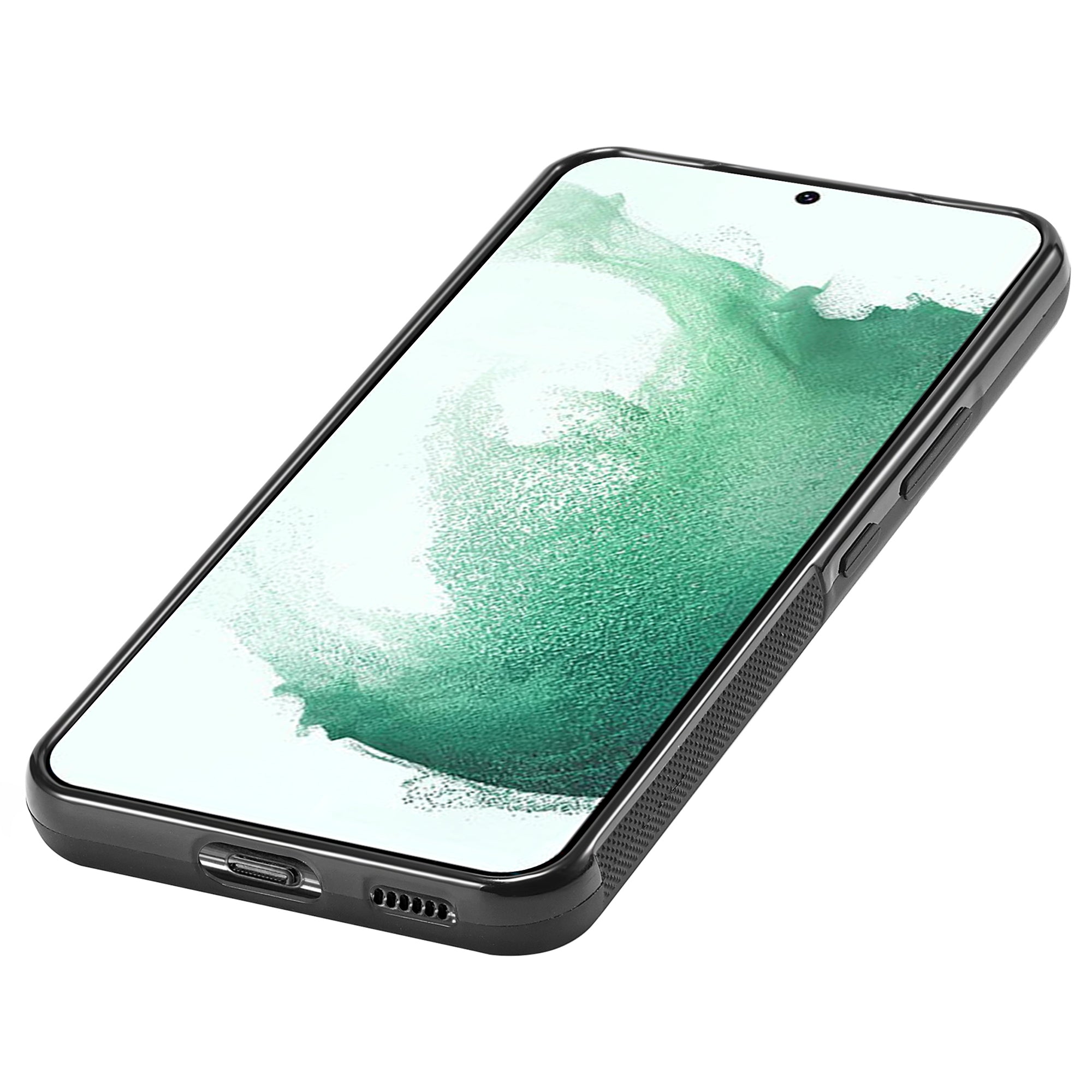 LC.IMEEKE Pro Samsung Galaxy S22+ 5G PU kůže+TPU+EVA pouzdro na telefon Spojovací kryt z uhlíkových vláken