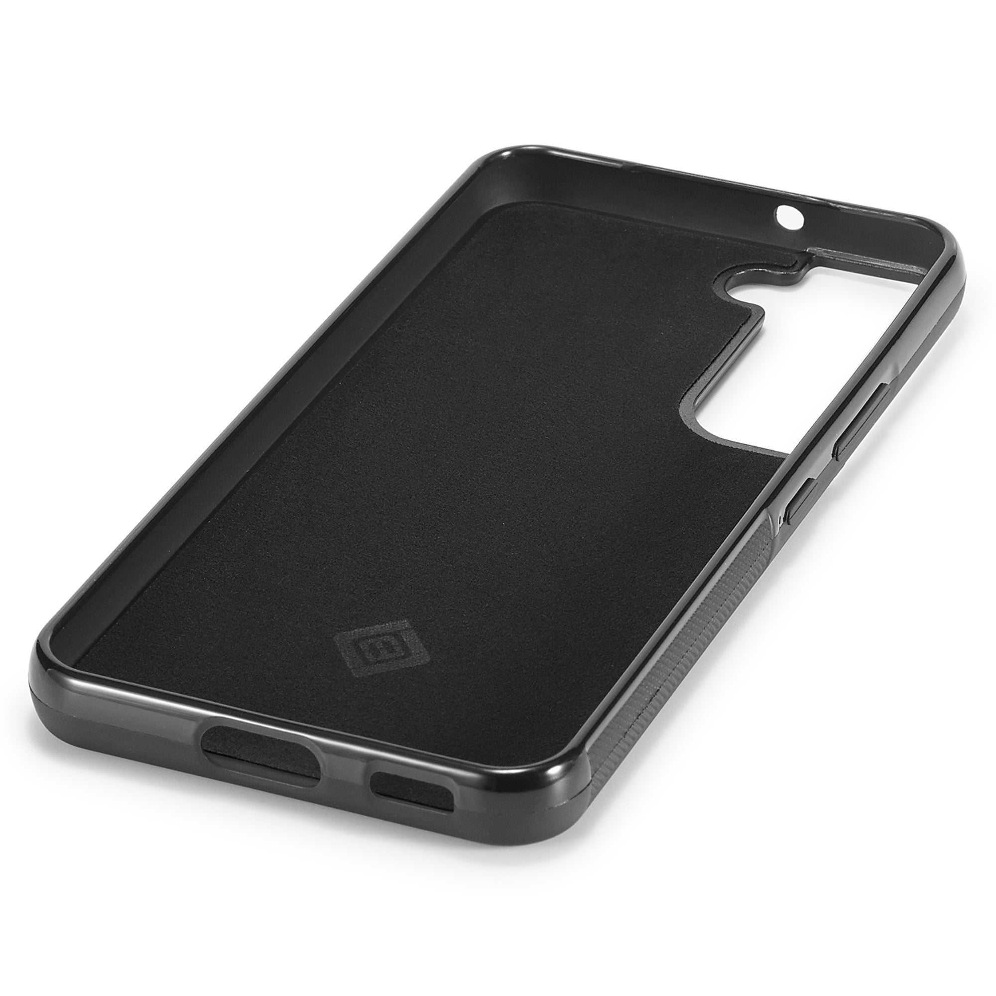 LC.IMEEKE For Samsung Galaxy S21+ 5G Leather+TPU+EVA Phone Case Anti-Scratch Carbon Fiber Texture Cover