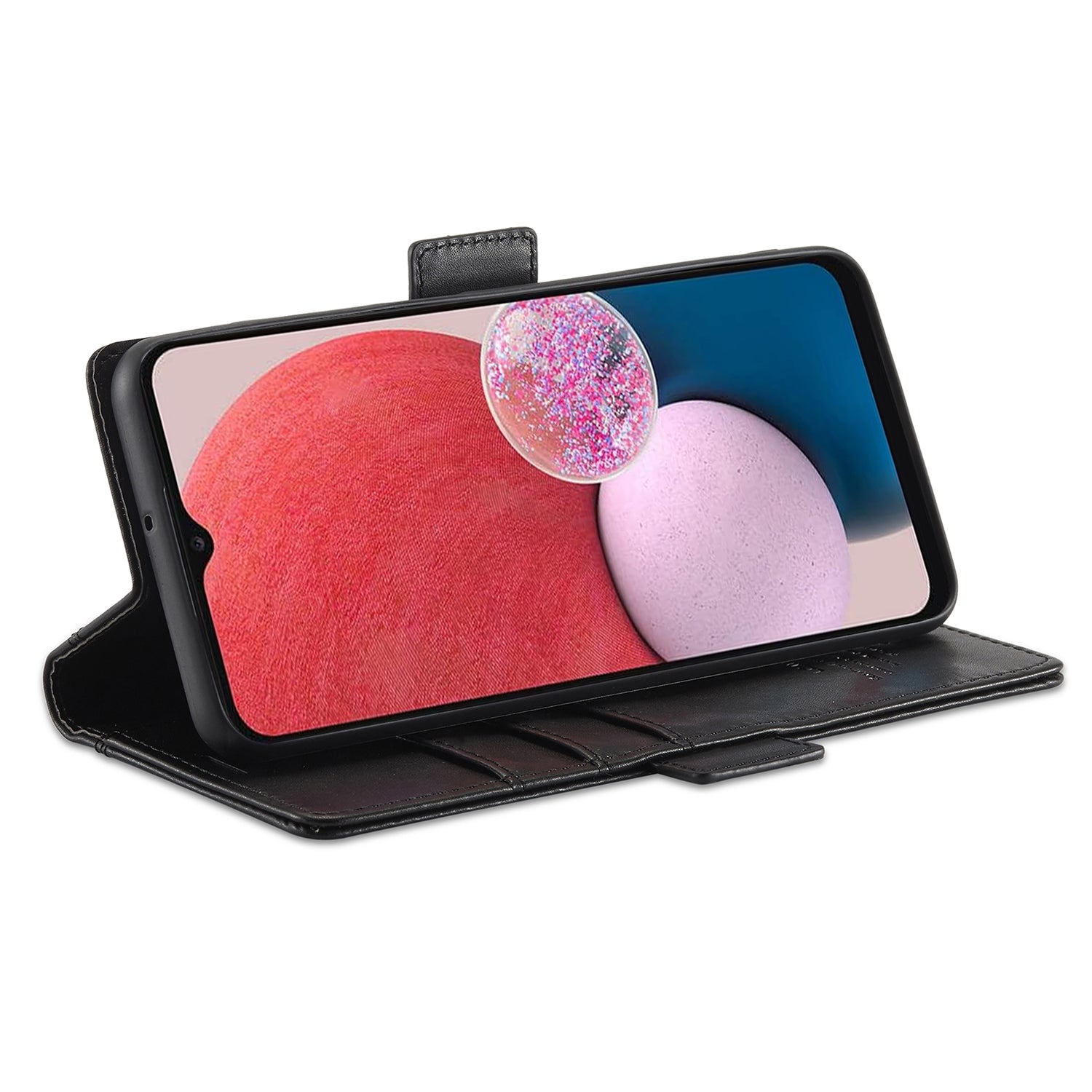 LC.IMEEKE Phone Case for Samsung Galaxy A13 4G 5G A04 4G A04s 4G PU Leather Stand Wallet Cover