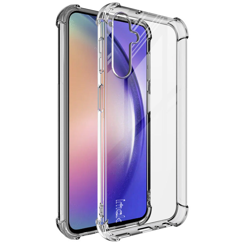IMAK Clear Phone Case for Samsung Galaxy A25 5G Thickened Four Corner Shell Anti-Dust TPU Phone Cover
