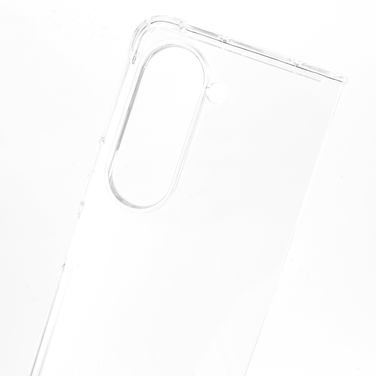 For Samsung Galaxy Z Fold5 5G Transparent Phone Case Flexible TPU Four Corners Reinforced Protective Cover