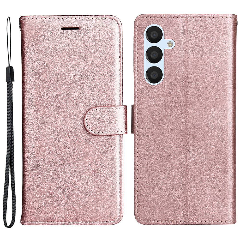 KT Leather Series-2 For Samsung Galaxy A25 5G Shockproof Cell Phone Case Wallet Stand PU Leather Phone Cover