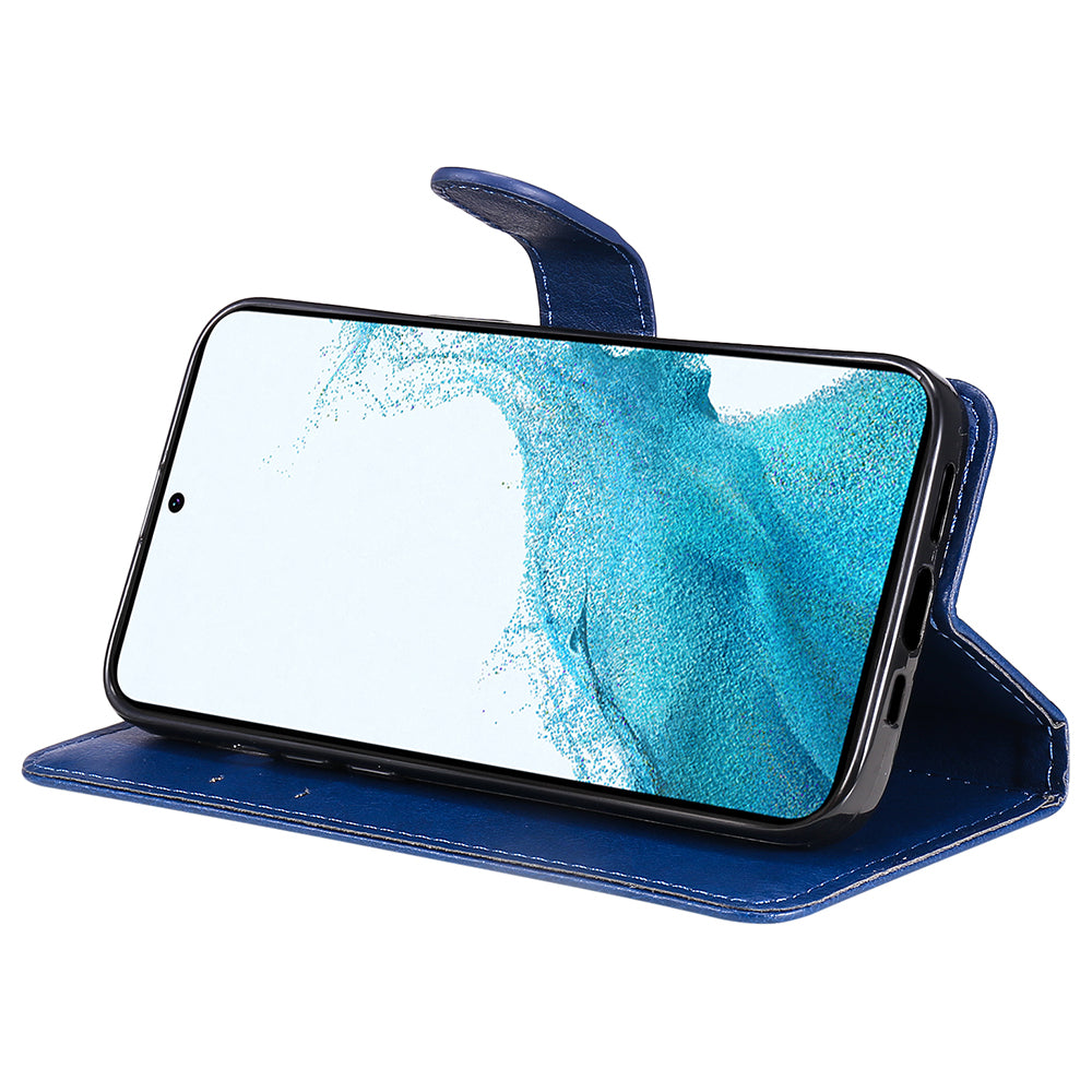 KT Leather Series-2 For Samsung Galaxy A25 5G Shockproof Cell Phone Case Wallet Stand PU Leather Phone Cover