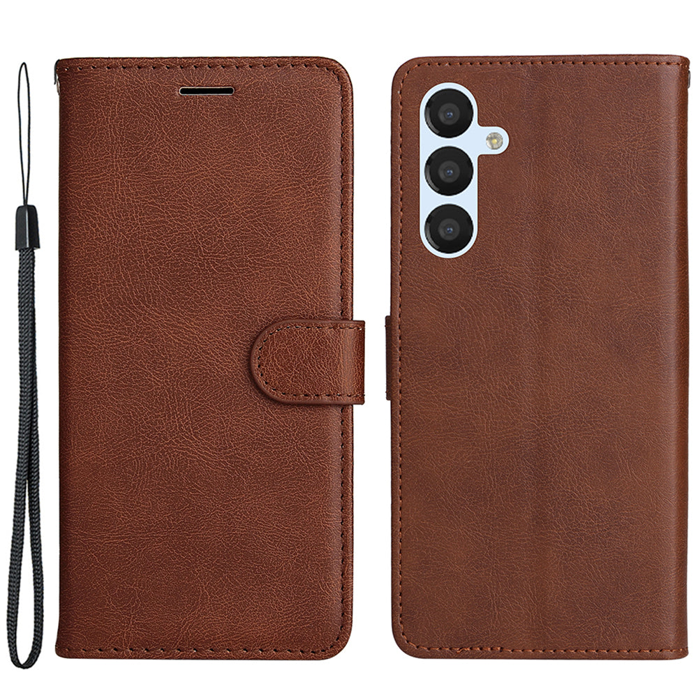 KT Leather Series-2 For Samsung Galaxy A25 5G Shockproof Cell Phone Case Wallet Stand PU Leather Phone Cover