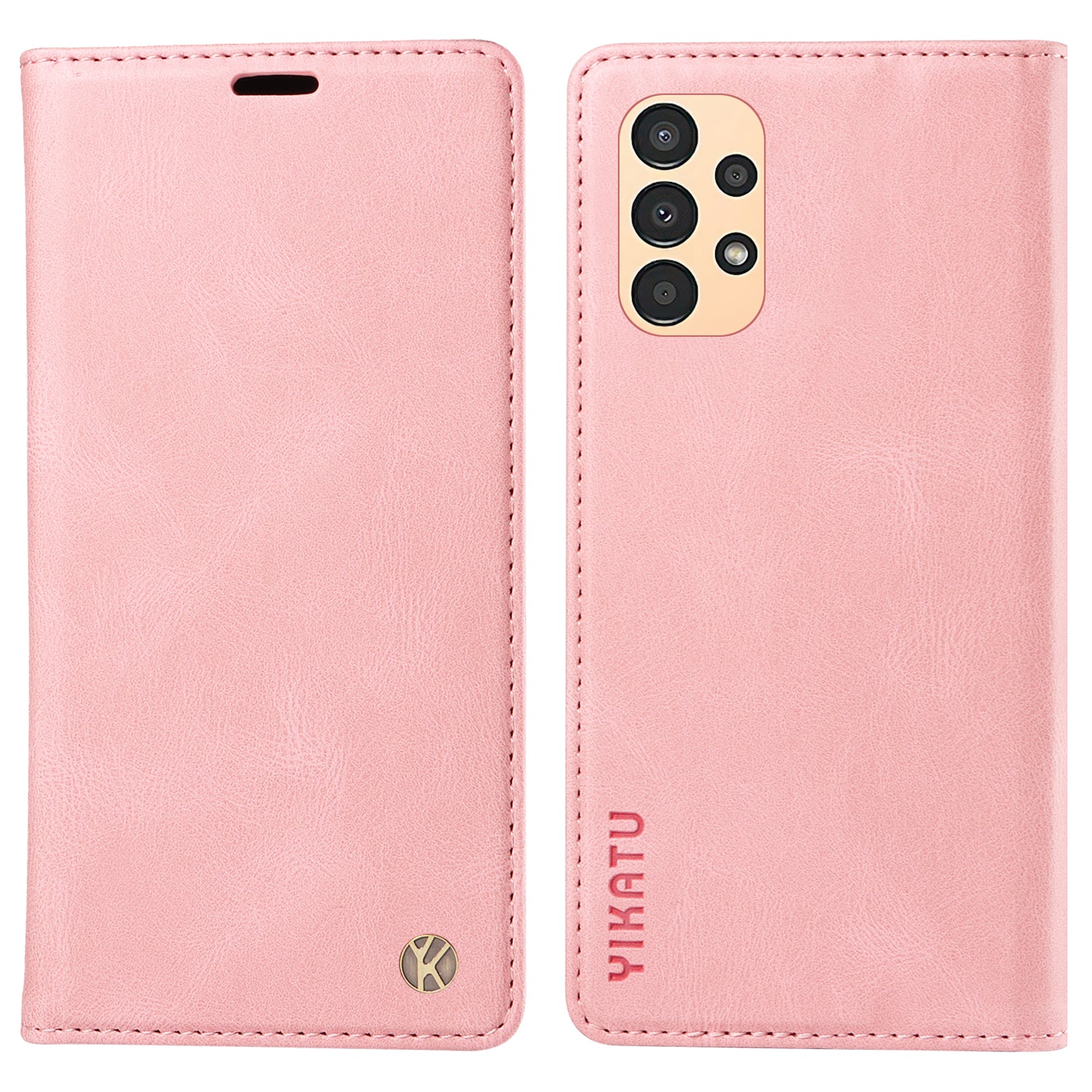 YIKATU YK-004 Stand Cover for Samsung Galaxy A73 5G Magnetic Auto-absorb Leather Phone Wallet Case