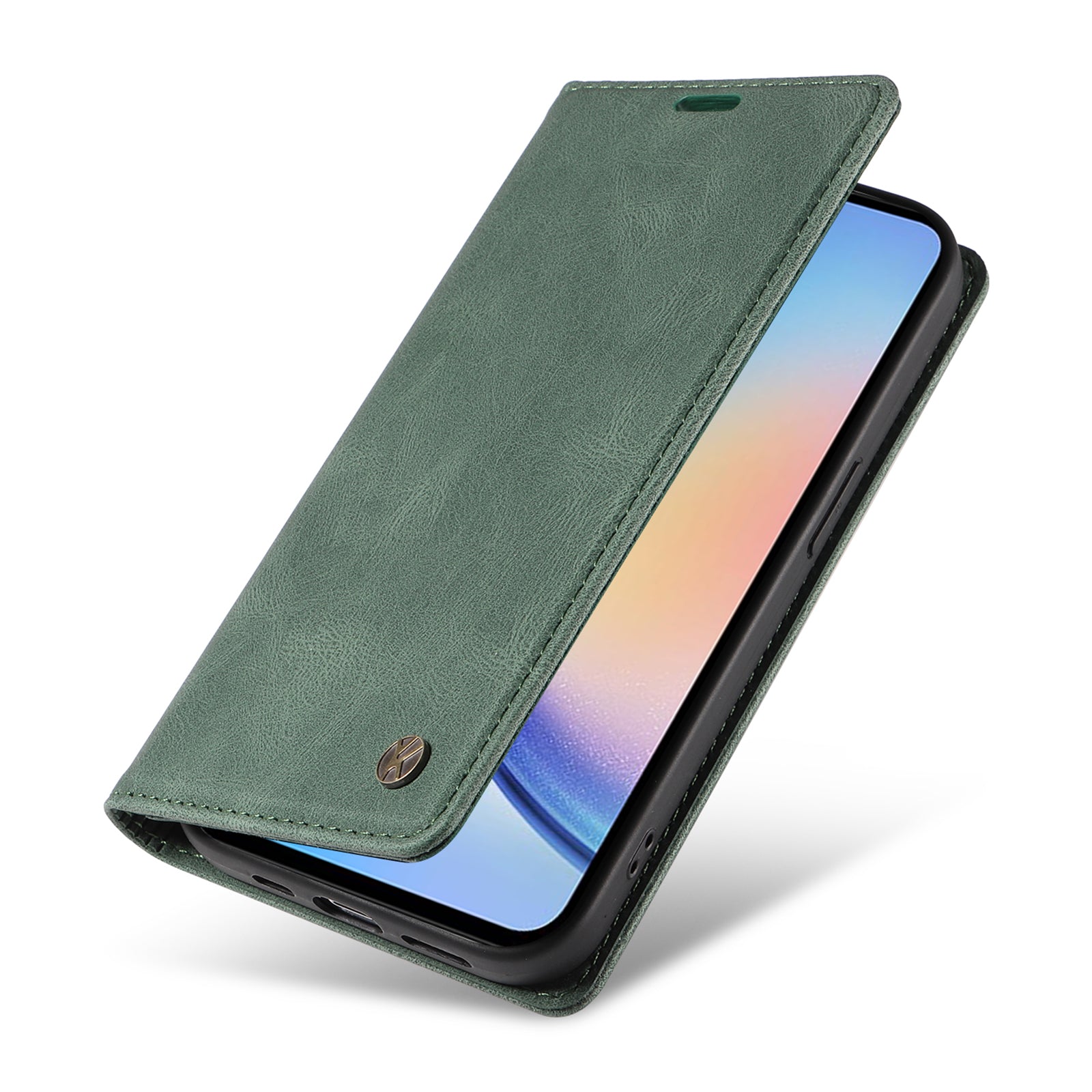 YIKATU YK-004 For Samsung Galaxy A34 5G Dustproof Phone Case Skin-Touch Feeling PU Leather Shell Wallet Stand Cover