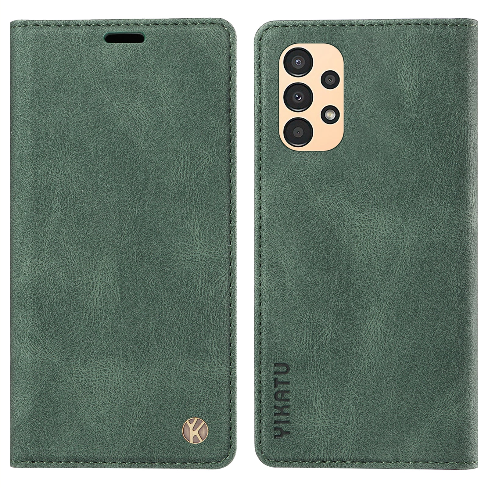 YIKATU YK-004 For Samsung Galaxy A53 5G Skin-touch PU Leather Stand Cover Phone Wallet Case