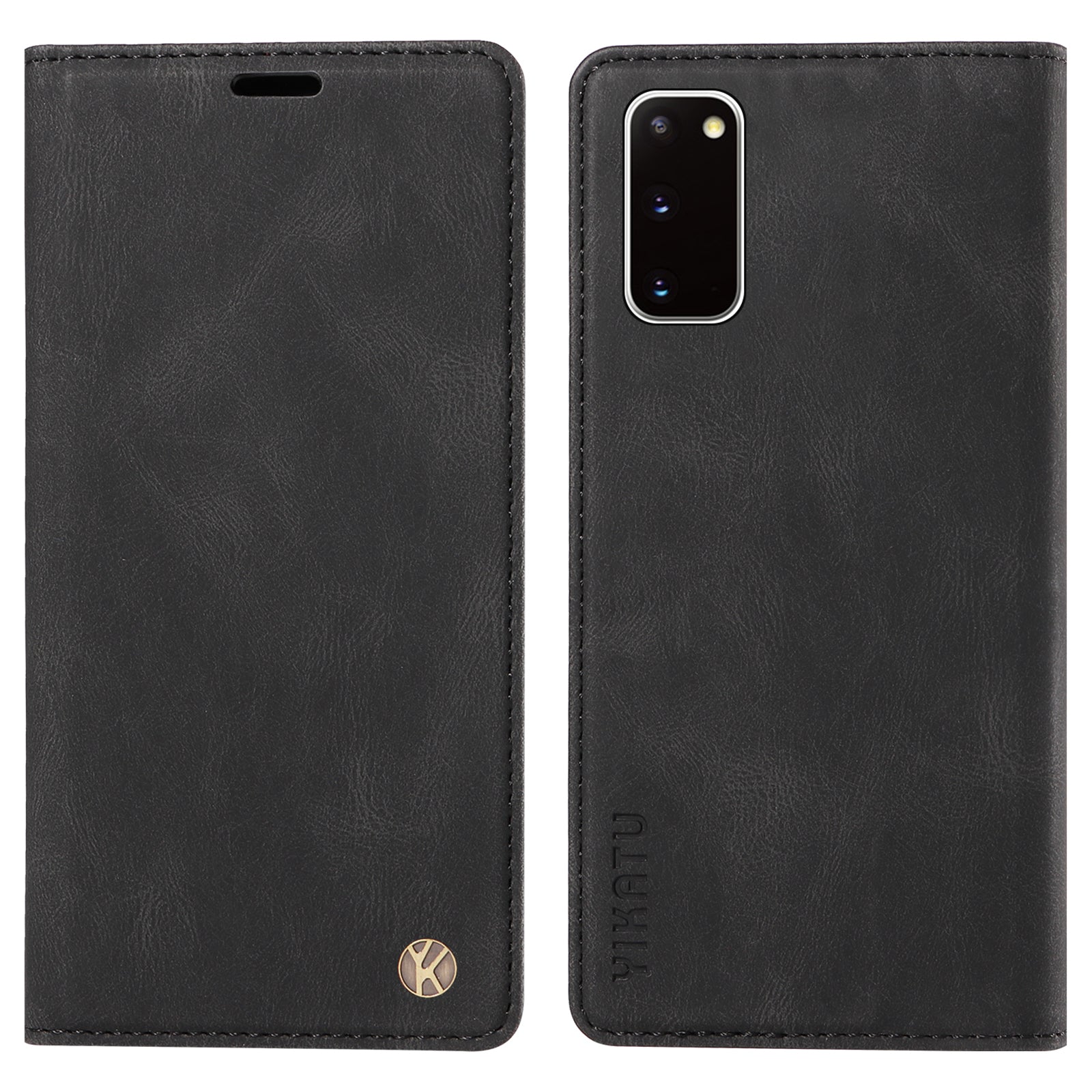 YIKATU YK-004 For Samsung Galaxy S20 FE S20 FE 5G S20 FE 2022 S20 Lite Leather Cover Skin-touch Flip Wallet Stand Phone Case