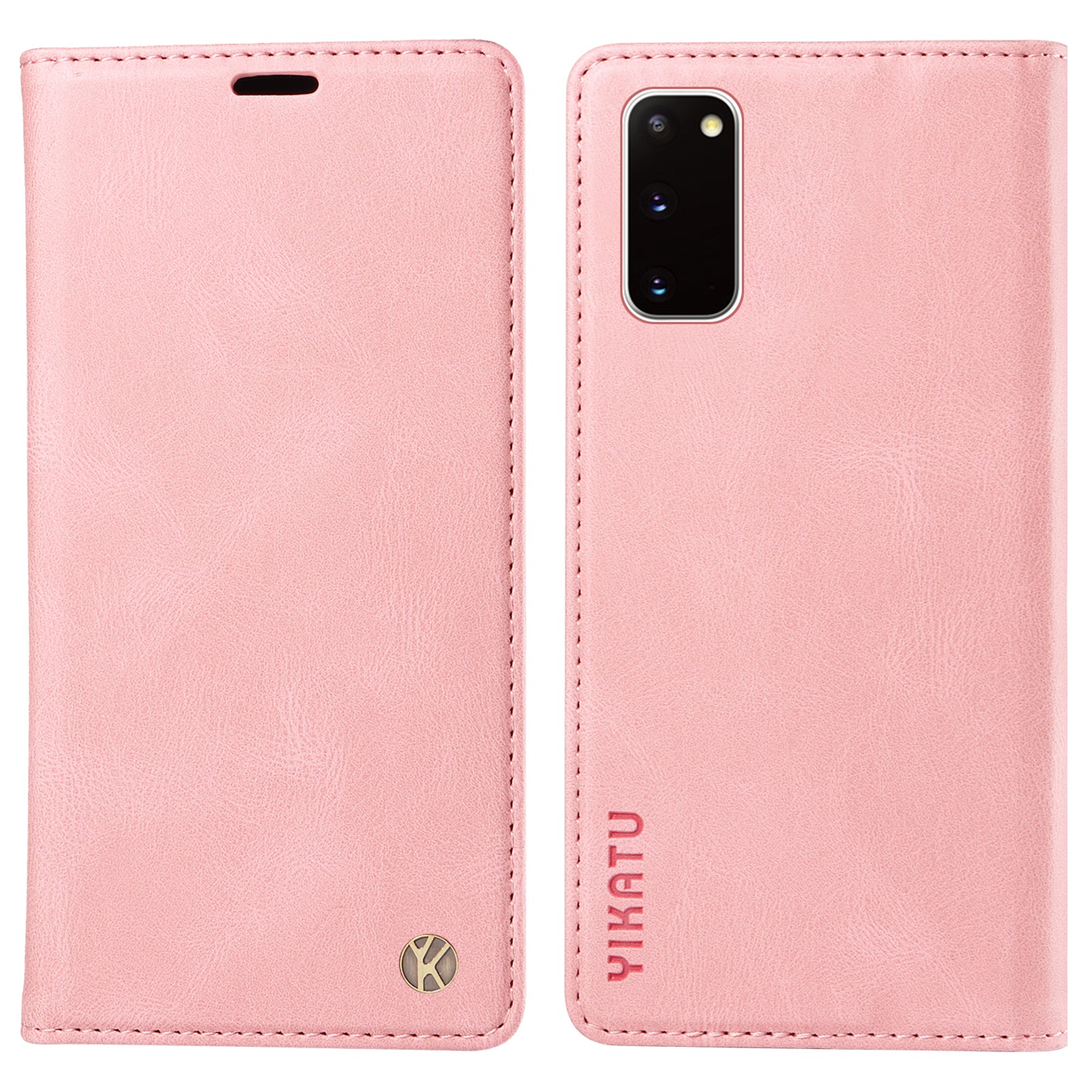 YIKATU YK-004 For Samsung Galaxy S20 FE S20 FE 5G S20 FE 2022 S20 Lite Leather Cover Skin-touch Flip Wallet Stand Phone Case