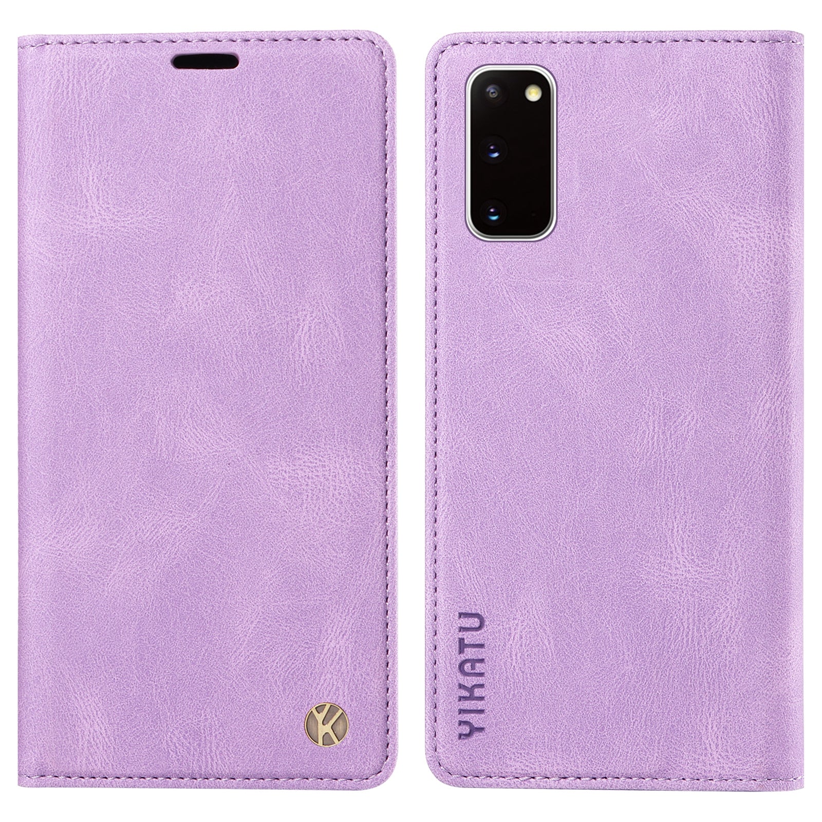YIKATU YK-004 For Samsung Galaxy S20 FE S20 FE 5G S20 FE 2022 S20 Lite Leather Cover Skin-touch Flip Wallet Stand Phone Case