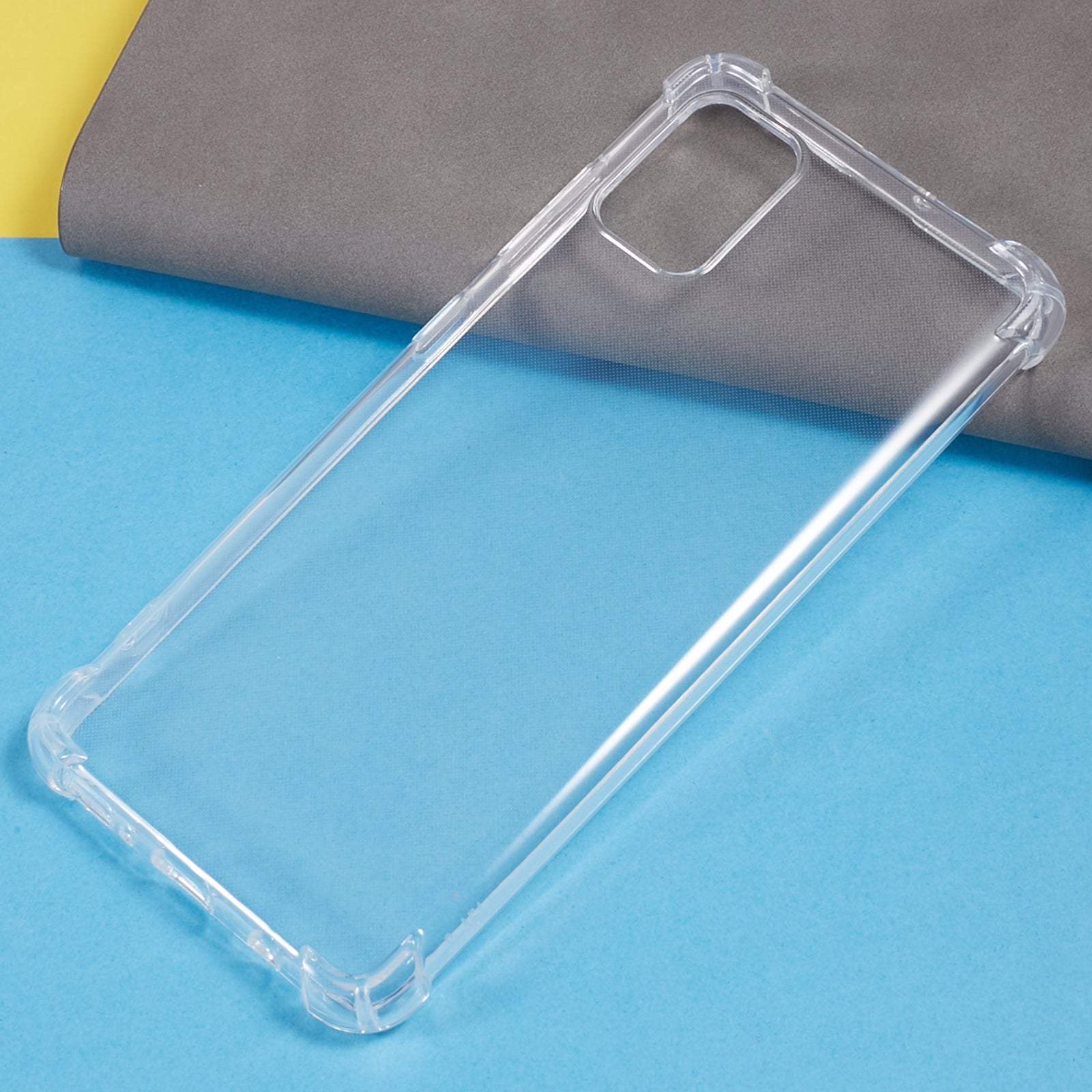 For Samsung Galaxy A51 4G SM-A515 Anti-drop Phone Case 1.5mm Transparent TPU Phone Cover