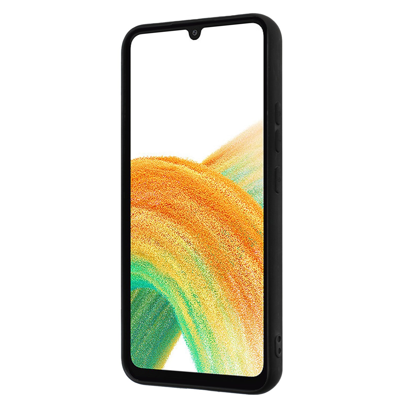 For Samsung Galaxy F34 5G M34 5G Anti-scratch Matte TPU Case Protective Phone Cover with Ring Kickstand