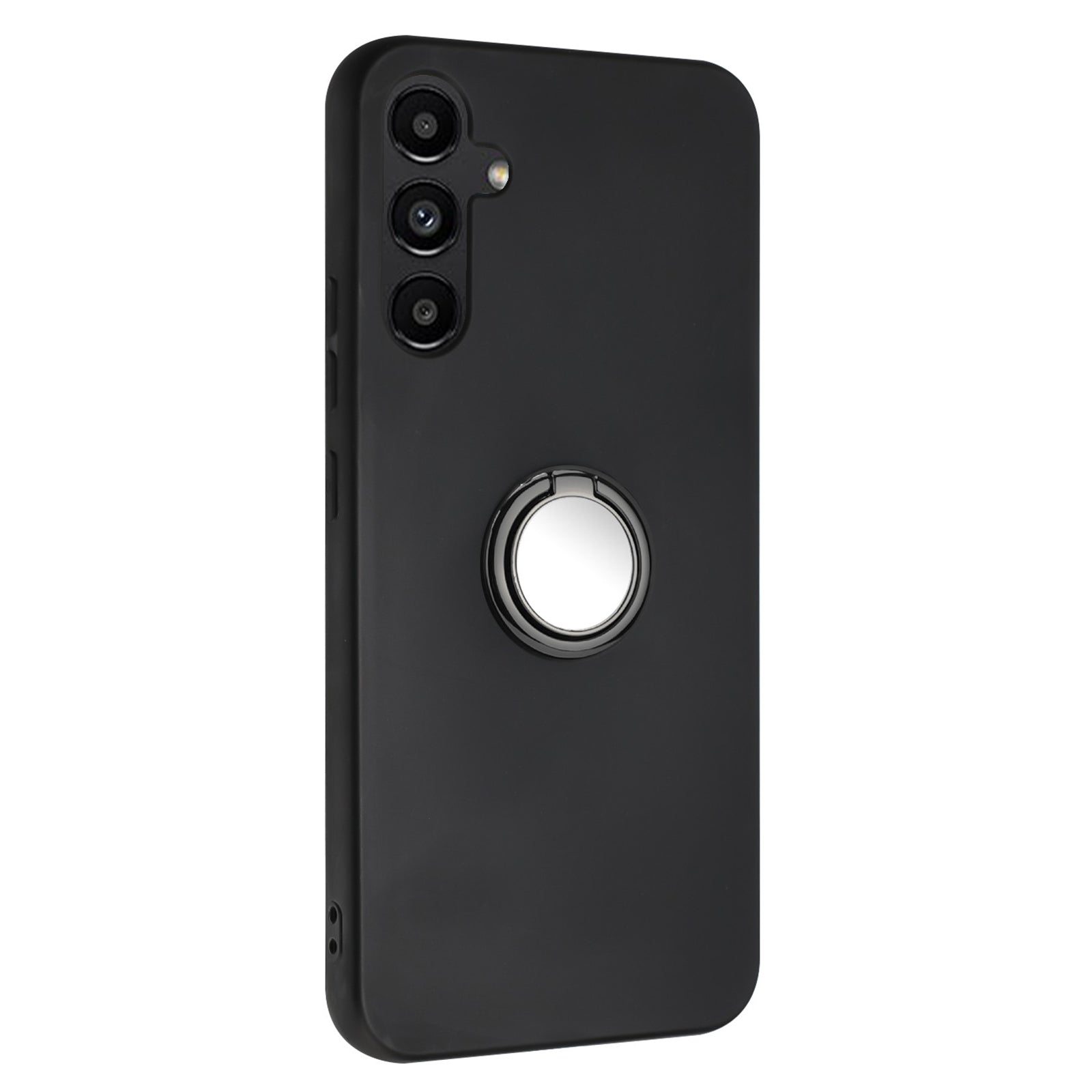 For Samsung Galaxy F34 5G M34 5G Anti-scratch Matte TPU Case Protective Phone Cover with Ring Kickstand