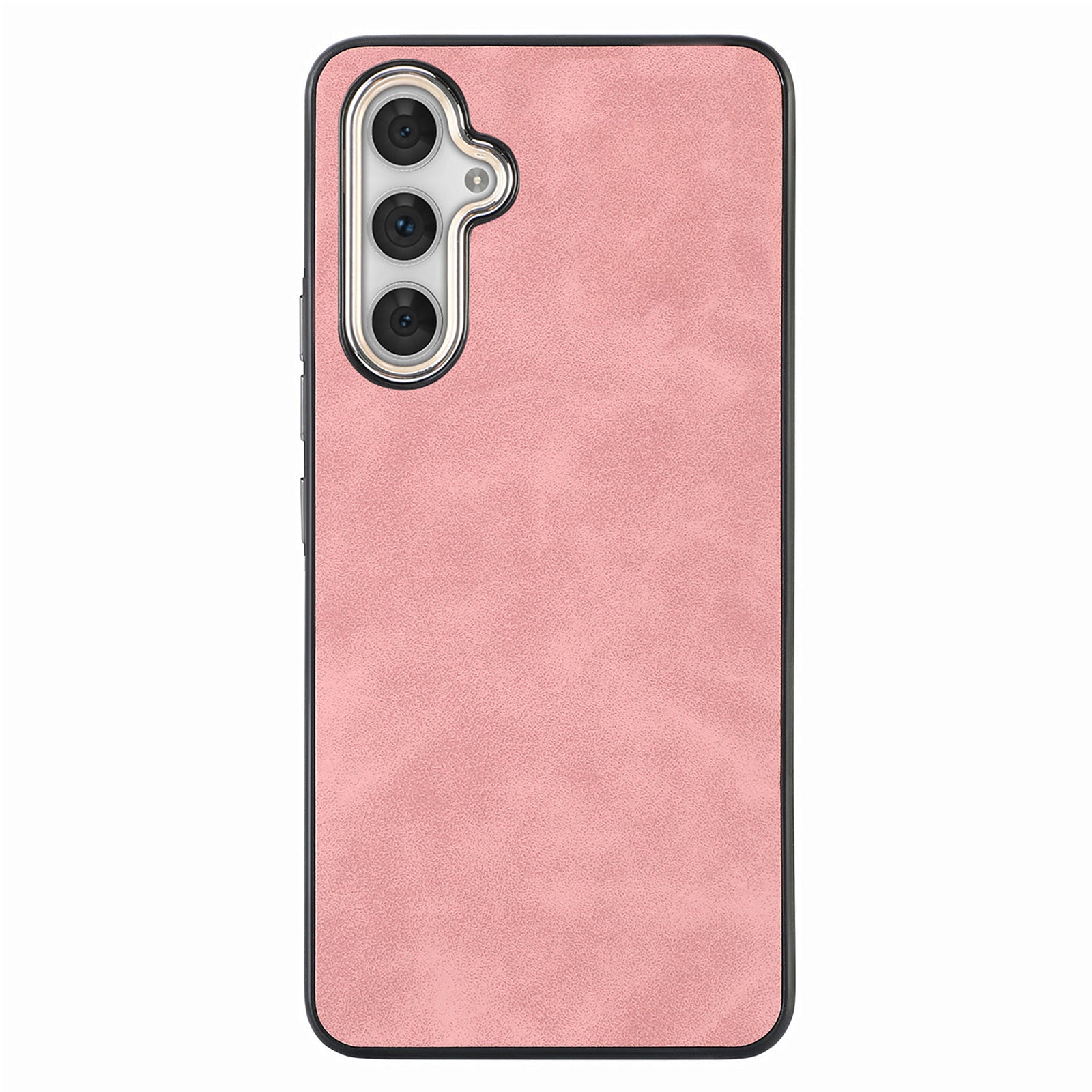 For Samsung Galaxy A13 5G PU Leather TPU Phone Case Electroplating Camera Frame Skin-touch Cover