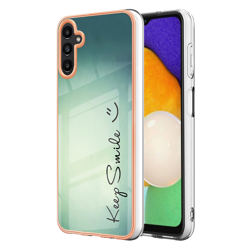 YB IMD Series-19 Style D For Samsung Galaxy A54 5G Anti-drop 2.0mm TPU Phone Case IMD Pattern Print Cover
