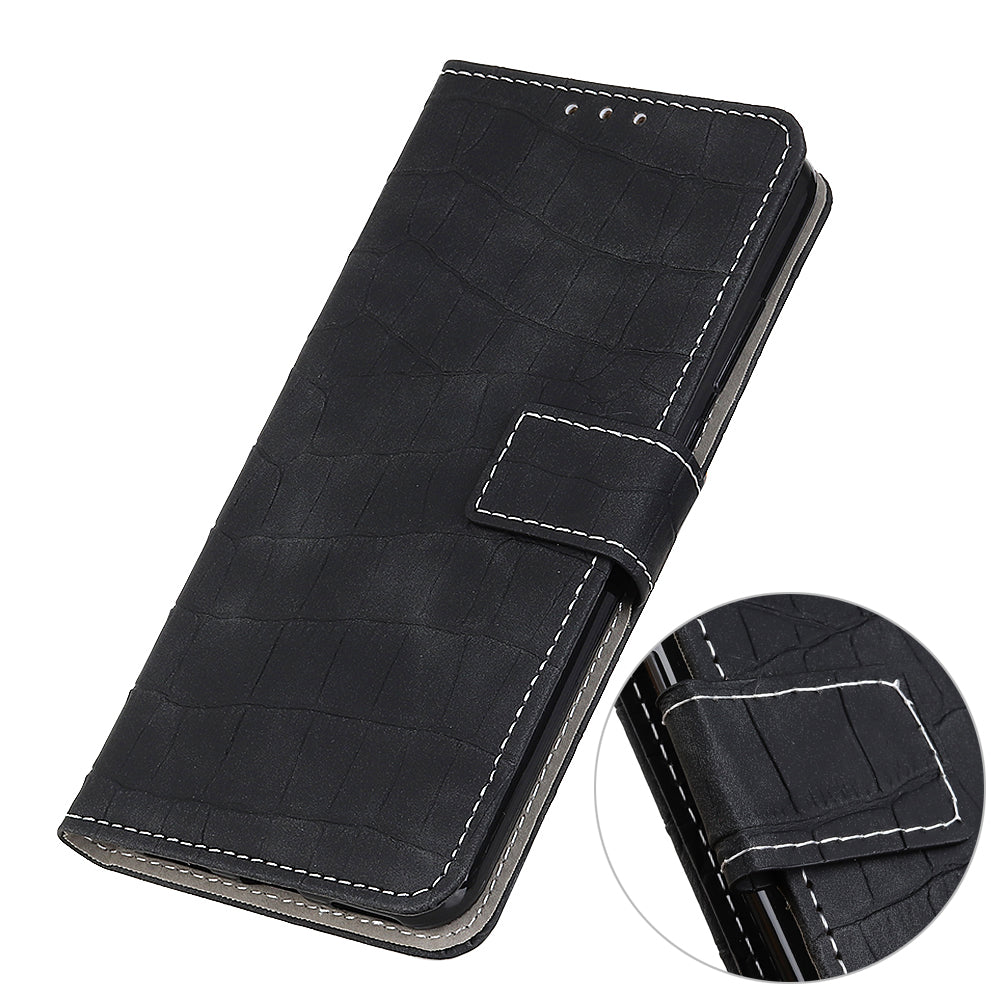 For Samsung Galaxy F34 5G M34 5G Wallet Phone Case Crocodile Texture PU Leather Anti-drop Stand Cover
