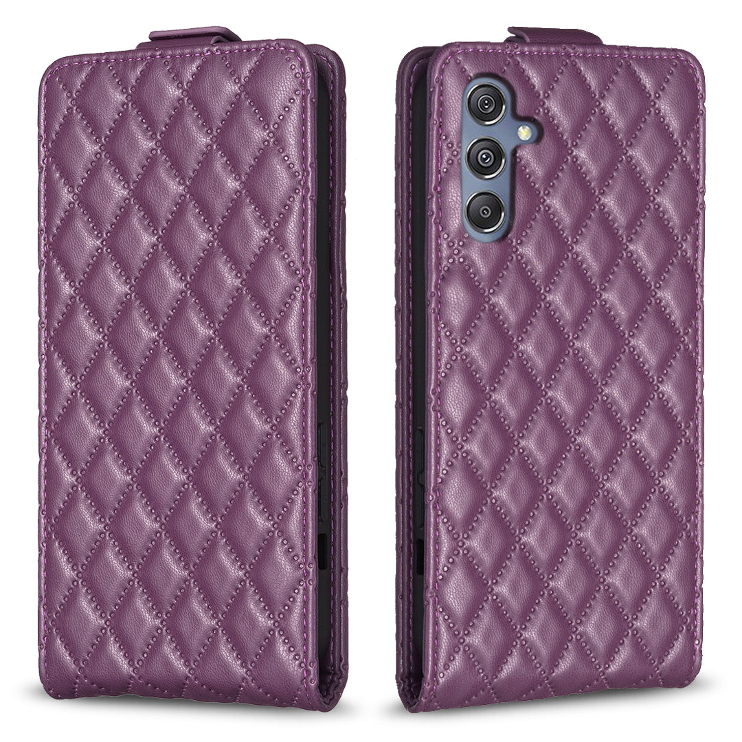 BF30 Vertical Flip Leather Case for Samsung Galaxy F34 5G M34 5G Pattern Imprinted Stand Card Holder Phone Cover